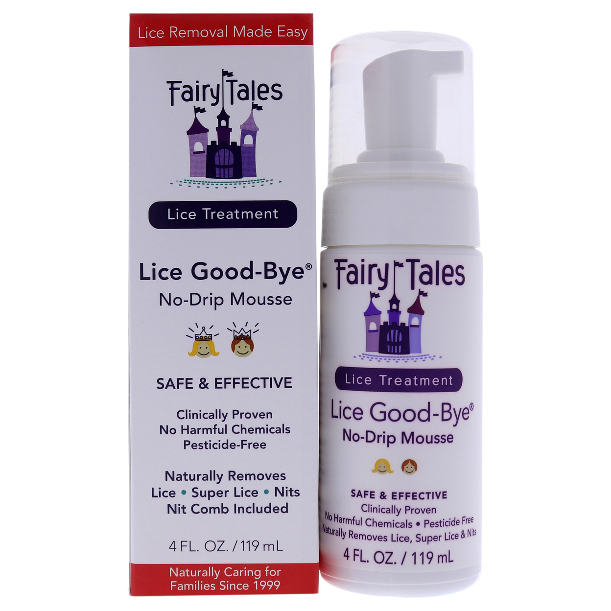 Fairy Tales Lice Good-Bye Treatment Treatment With Comb 4 Oz