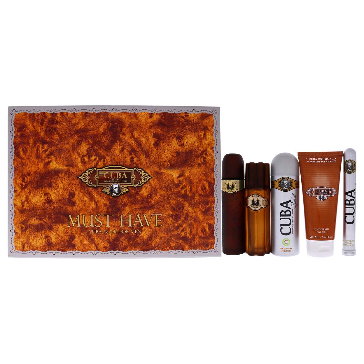 Cuba Gold Must Have 5 Pc Gift Set 5 Pc Gift Set