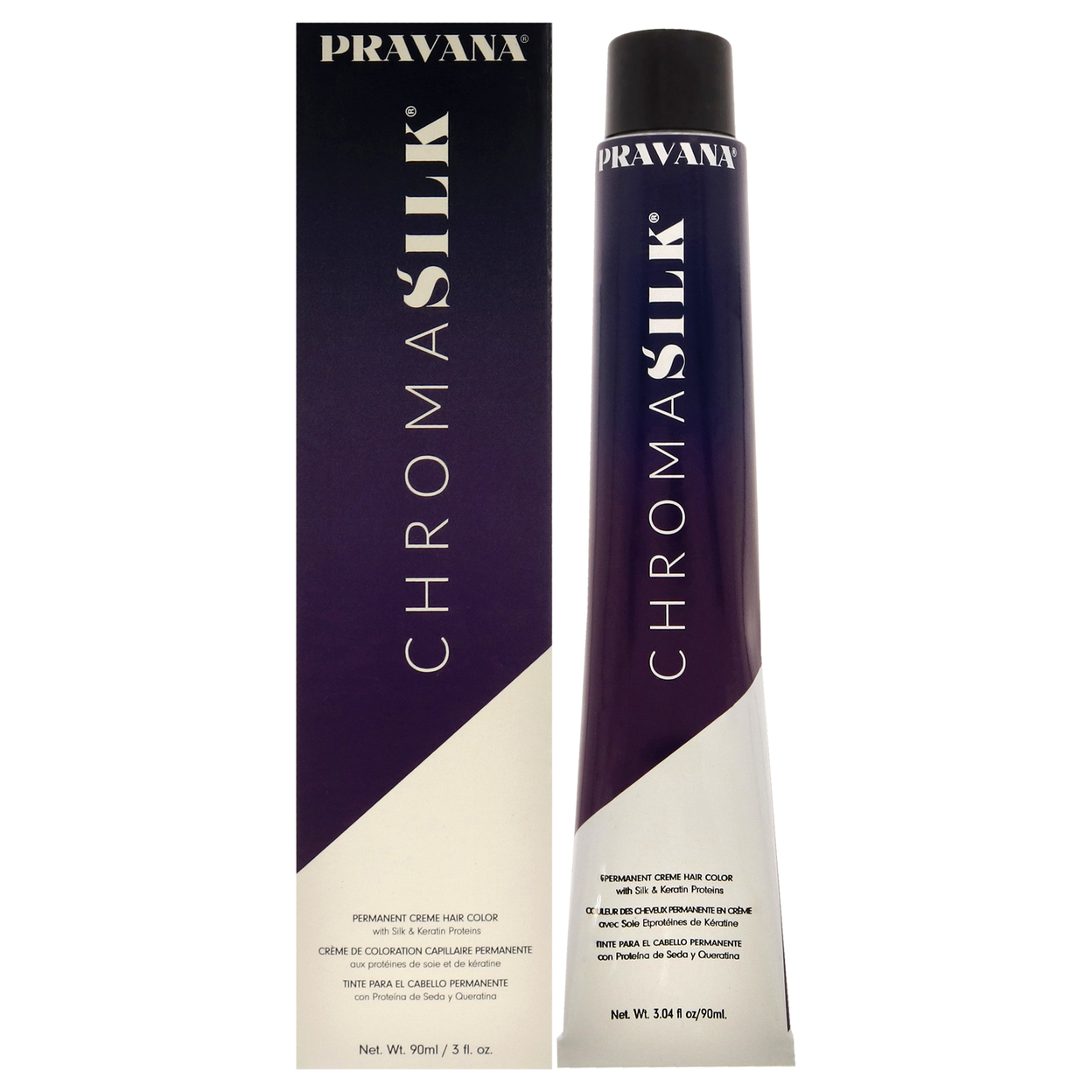 Pravana ChromaSilk Creme Hair Color - 7.52 Mahogany Beige Blonde 3 Oz