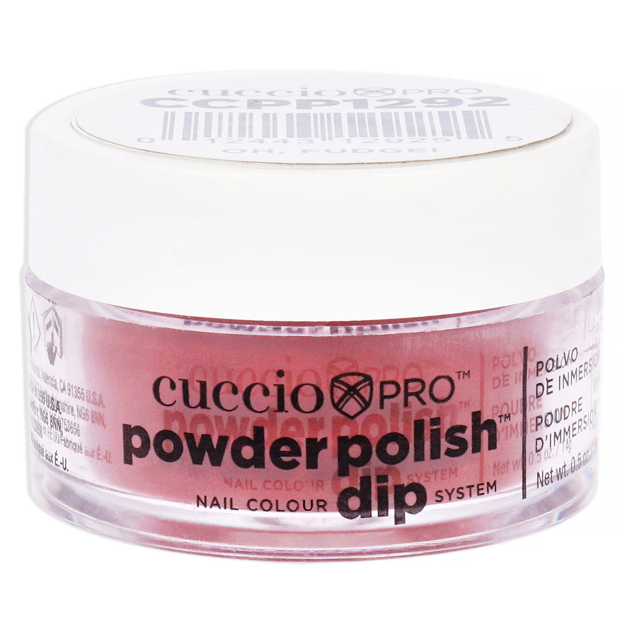 Cuccio Colour Pro Powder Polish Nail Colour Dip System - Oh Fudge Nail Powder 0.5 Oz