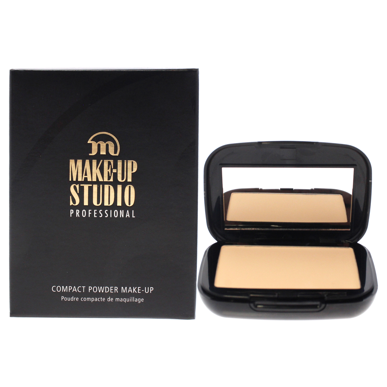 Make-Up Studio Compact Powder Foundation 3-In-1 - Yellow Beige 0.35 Oz