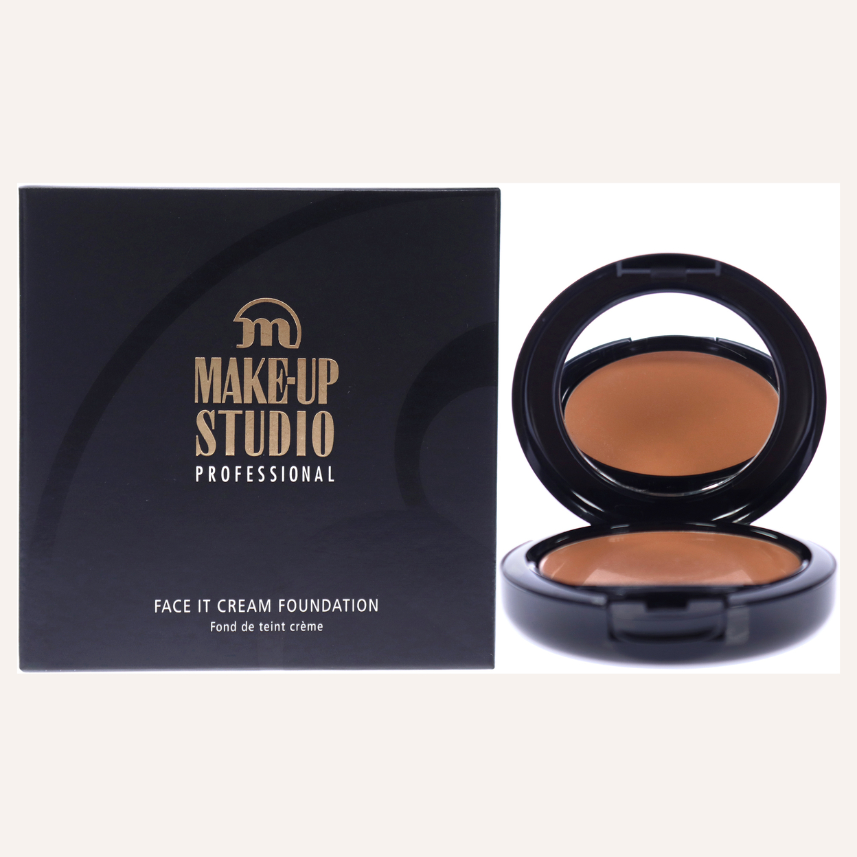 Make-Up Studio Face It Cream Foundation - WB4 Golden Olive 0.27 Oz