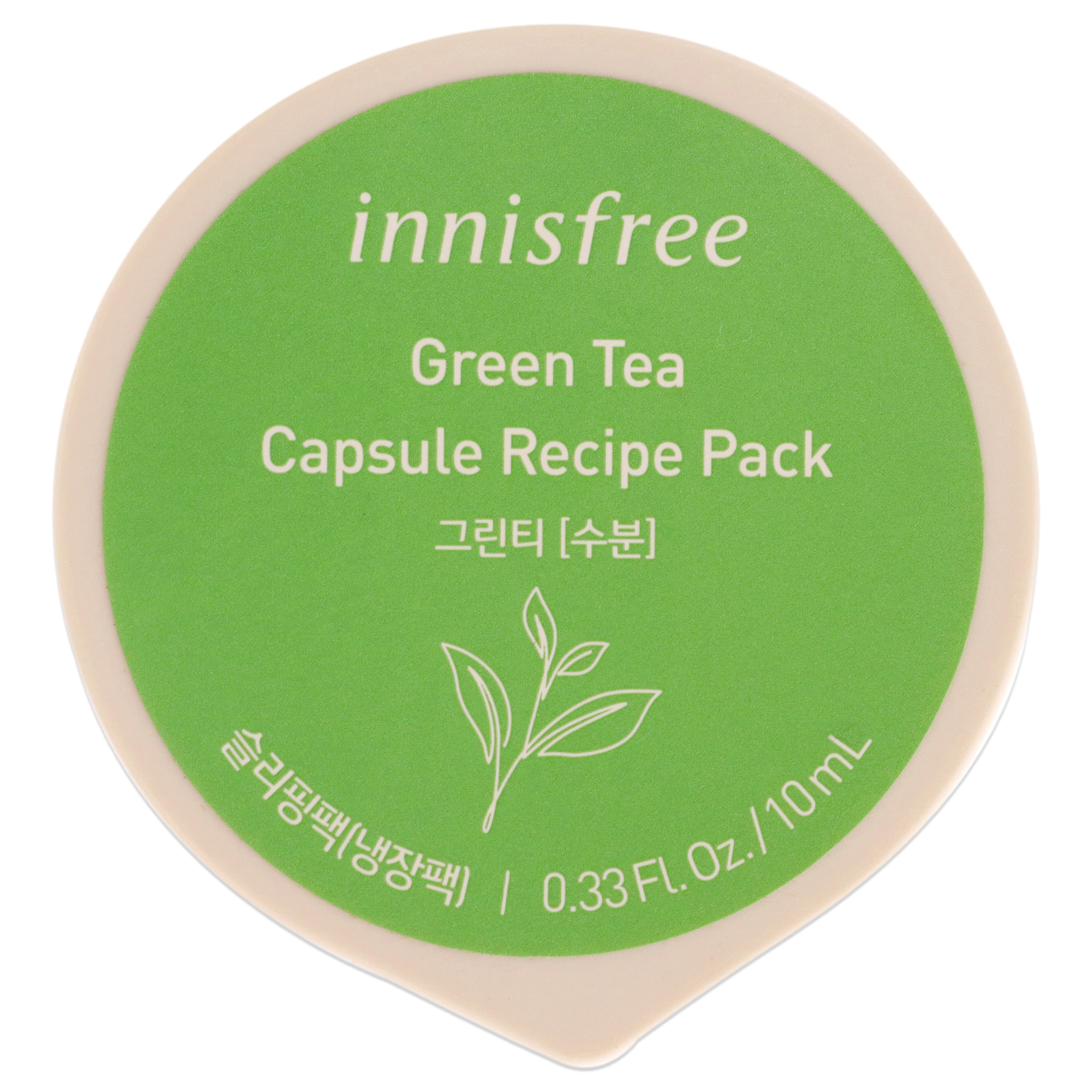 Innisfree Capsule Recipe Pack Mask - Green Tea 0.33 Oz