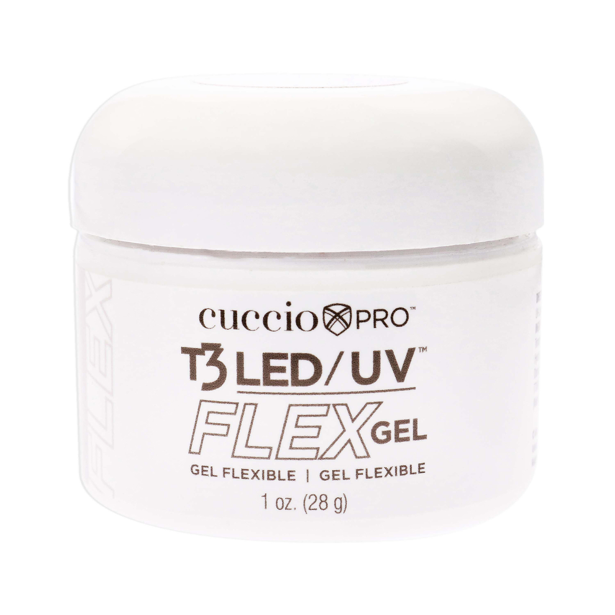 Cuccio Pro T3 LED-UV Flex Gel - Nude Cover Nail Gel 1 Oz