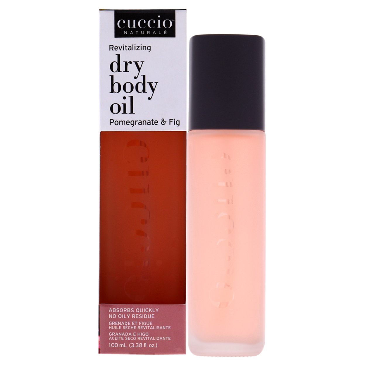 Cuccio Naturale Revitalizing Dry Body Oil - Pomegranate And Fig 3.38 Oz