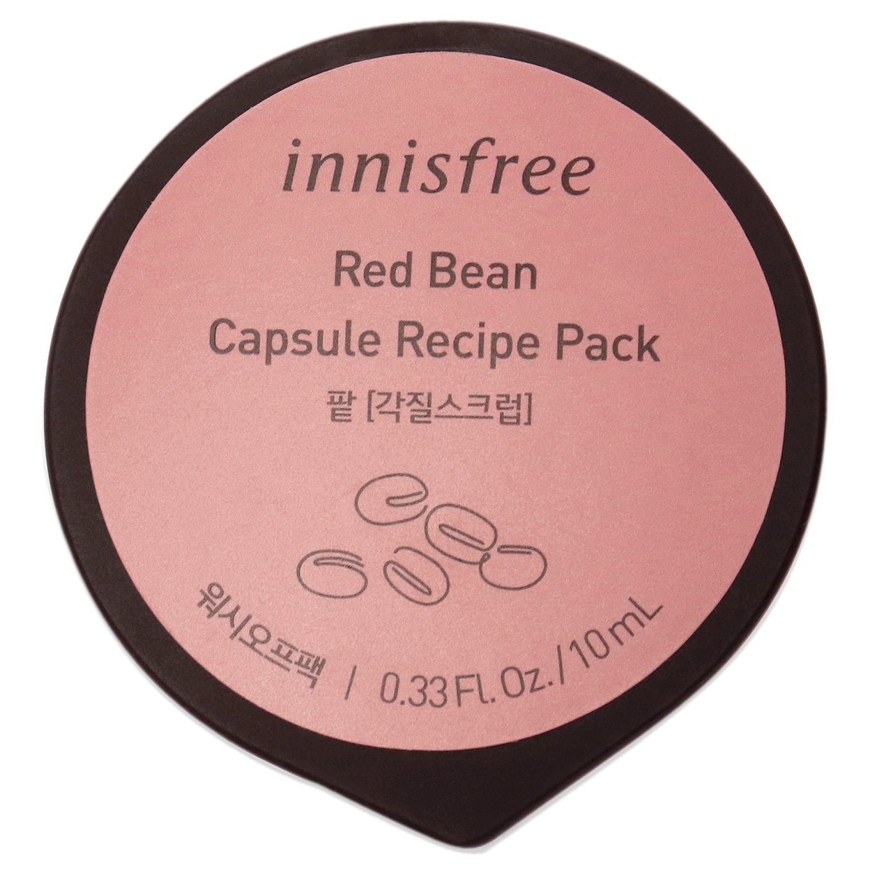 Innisfree Capsule Recipe Pack Mask - Red Bean 0.33 Oz