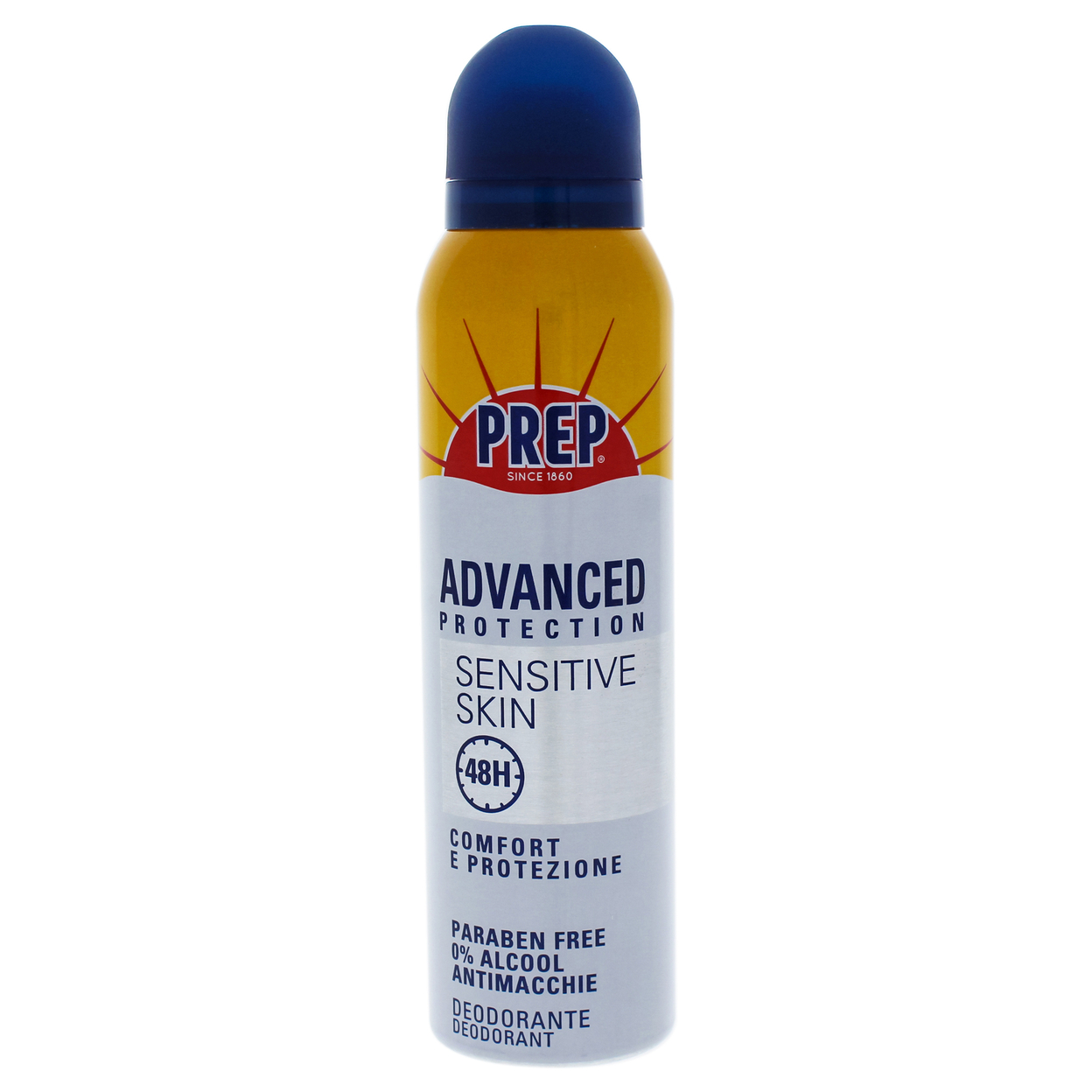 Prep Advanced Protection Sensitive Skin Deodorant Spray 5 Oz