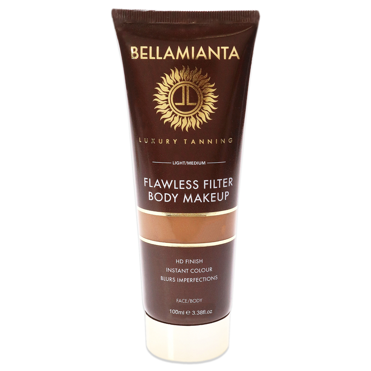 Bellamianta Flawless Filter Body Makeup - Light Medium Bronzer 3.38 Oz
