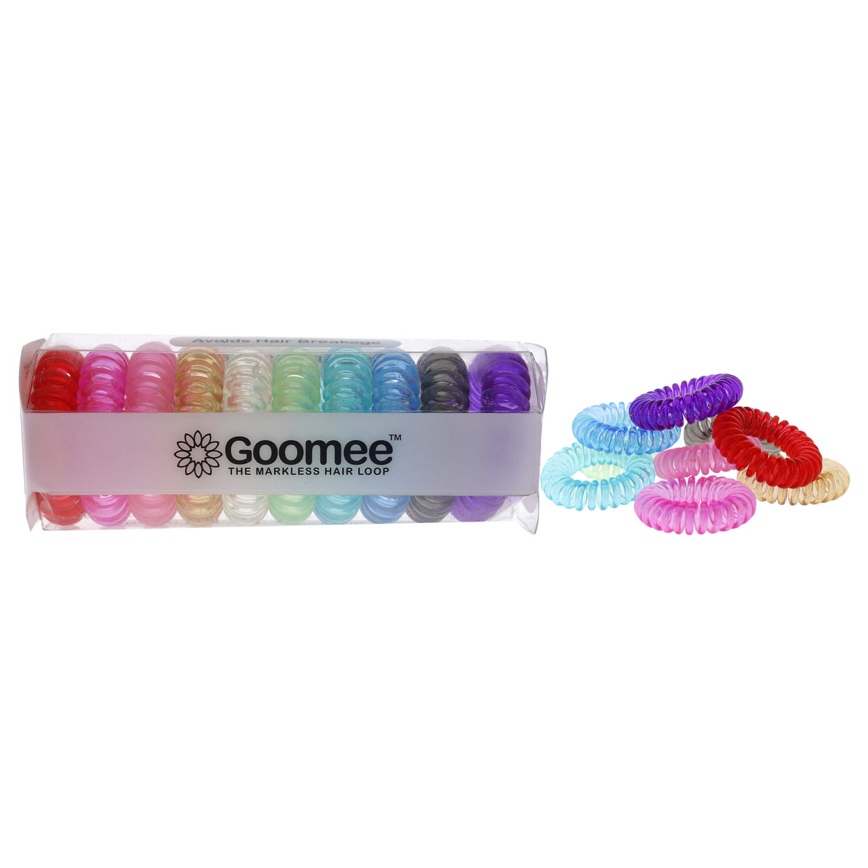 Goomee The Markless Hair Loop Set - Jelly Collection Hair Tie 10 Pc