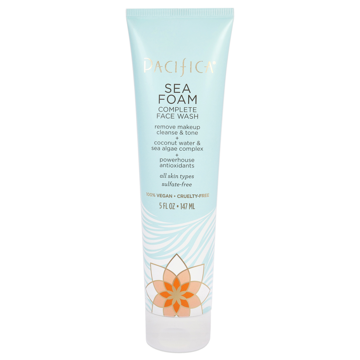 Pacifica Sea Foam Complete Face Wash Cleanser 5 Oz