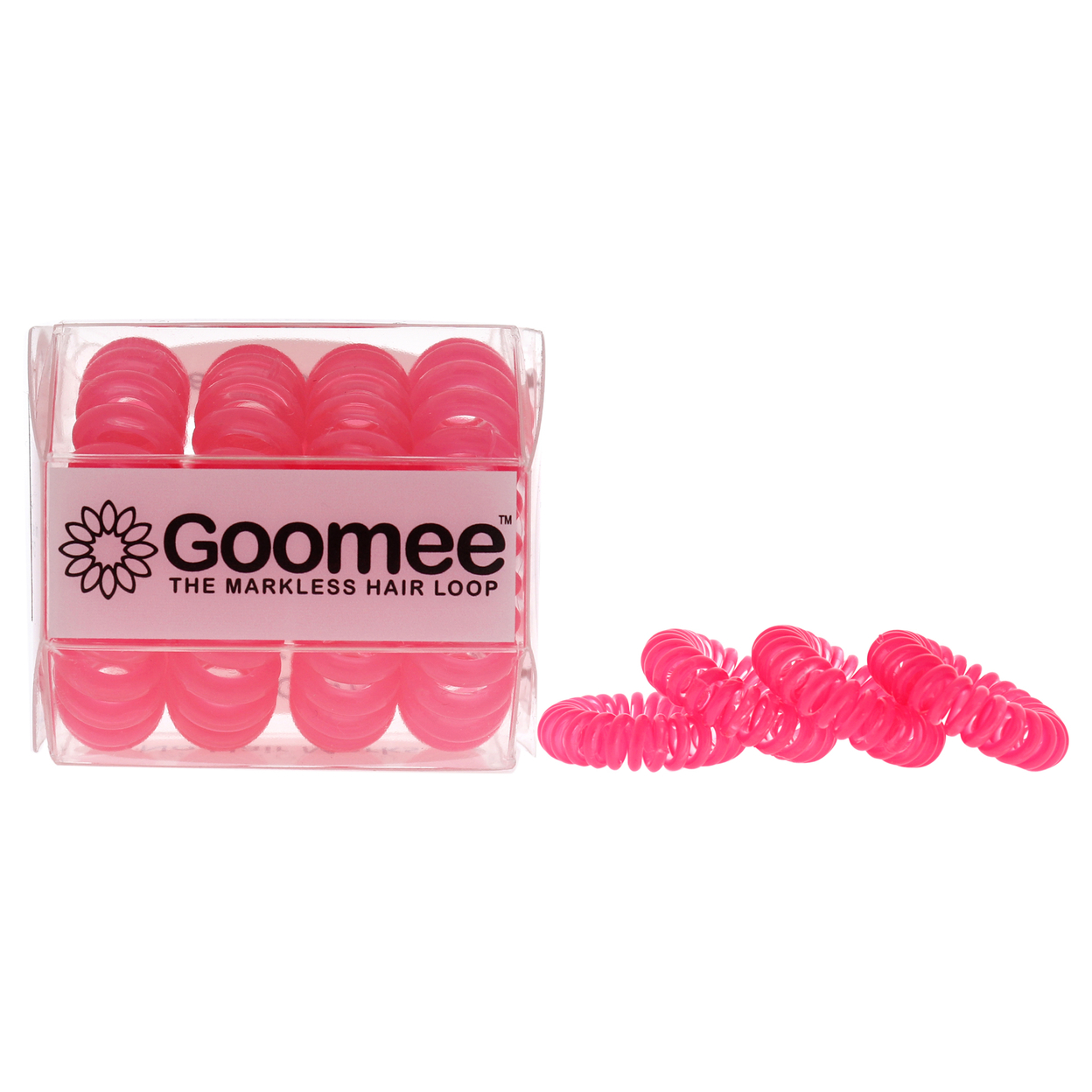 Goomee The Markless Hair Loop Set - PCH Pink Hair Tie 4 Pc