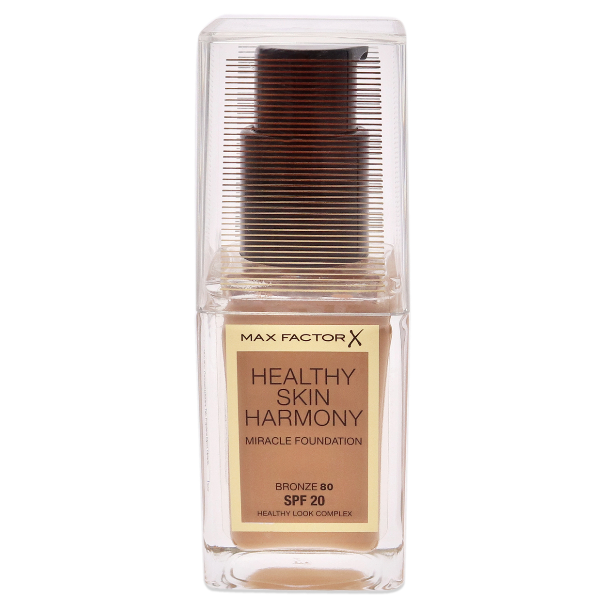 Max Factor Healthy Skin Harmony Miracle Foundation SPF 20 - 80 Bronze 1 Oz