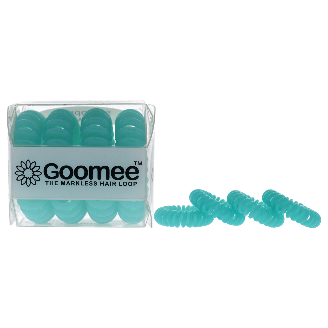 Goomee The Markless Hair Loop Set - Sea Green Hair Tie 4 Pc