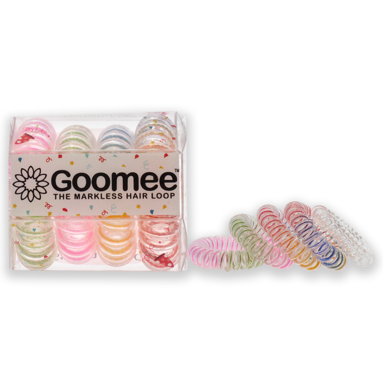 Goomee The Markless Hair Loop Set -Streak Of Luck Hair Tie 4 Pc