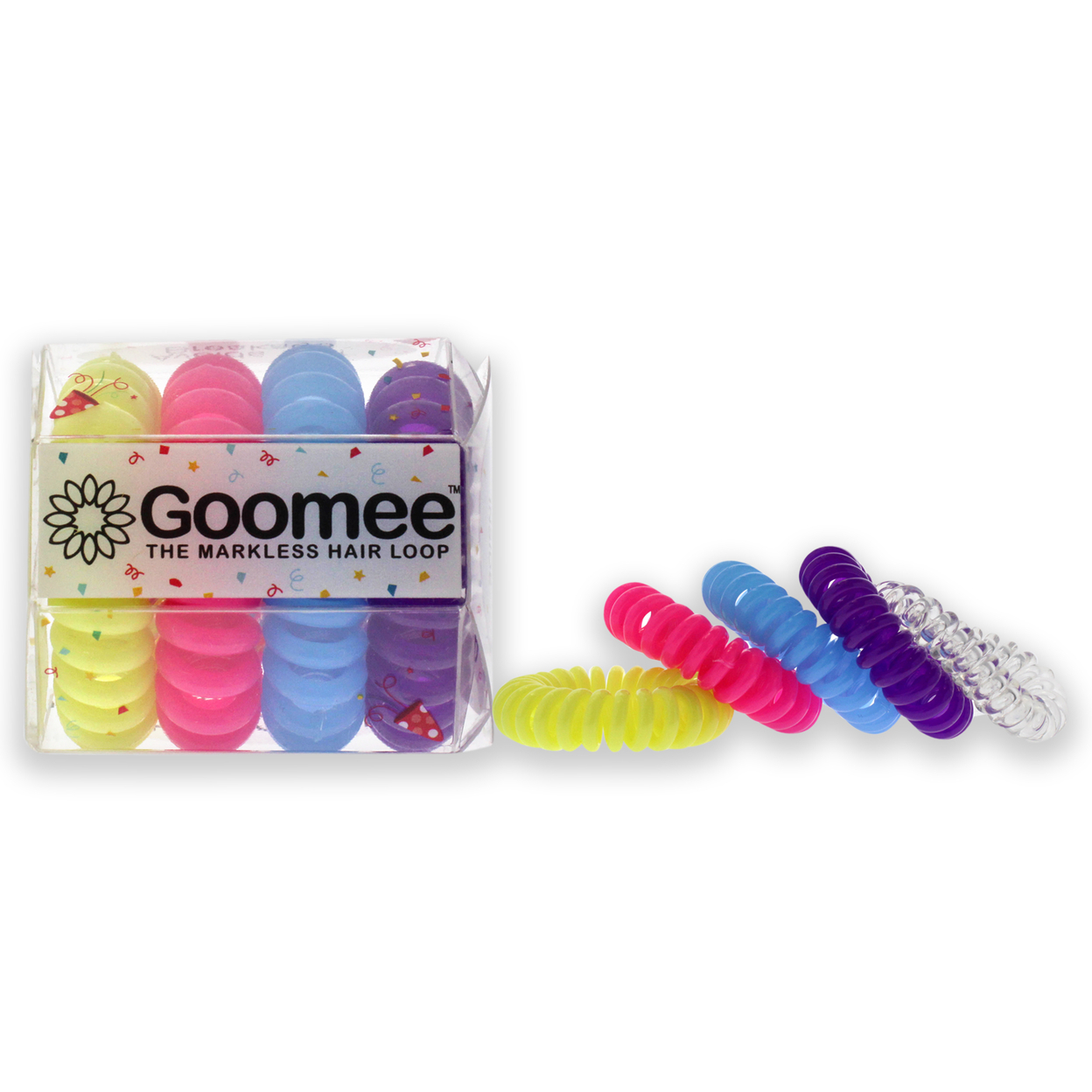 Goomee The Markless Hair Loop Set - Rebel Hair Tie 4 Pc