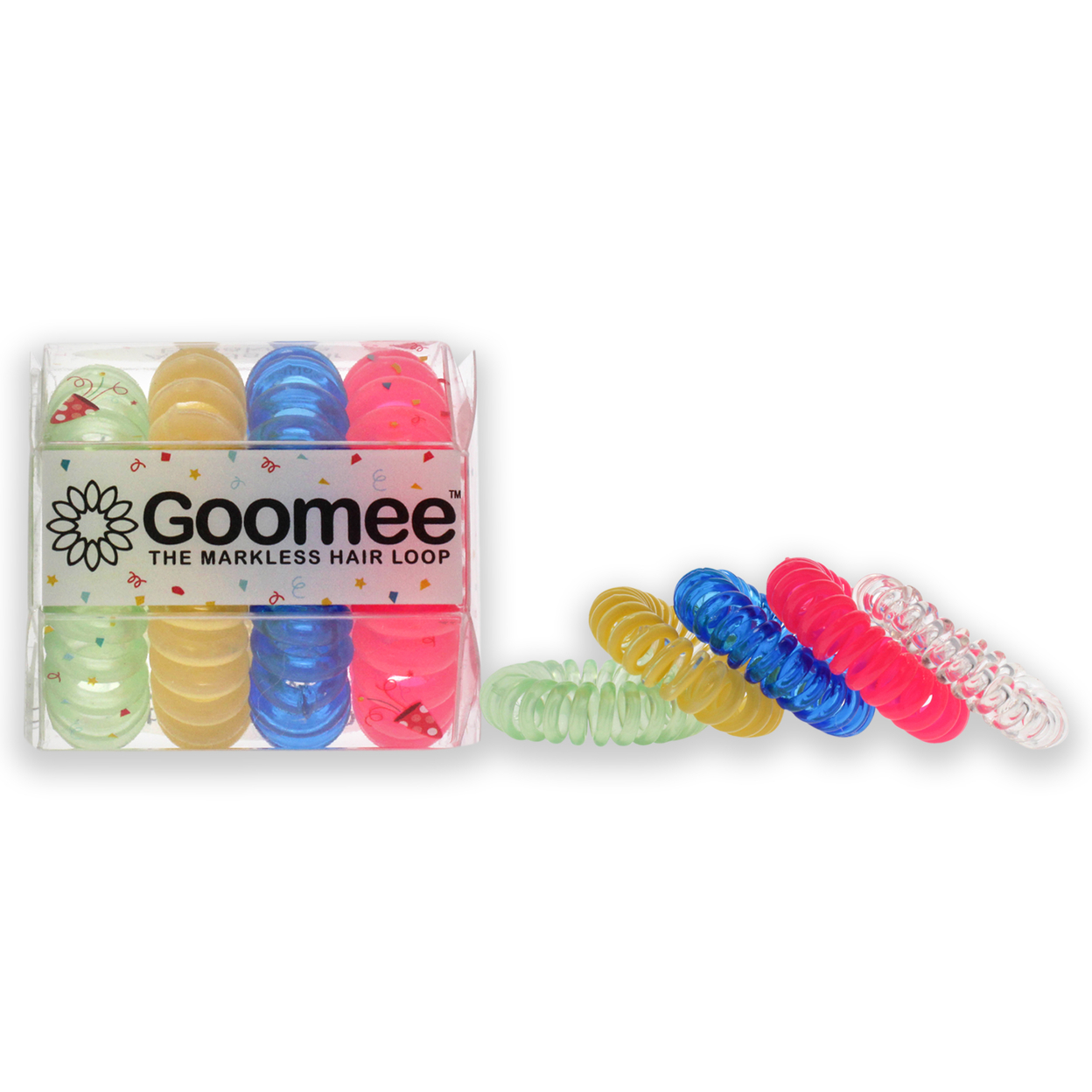Goomee The Markless Hair Loop Set - Let Loose Hair Tie 4 Pc
