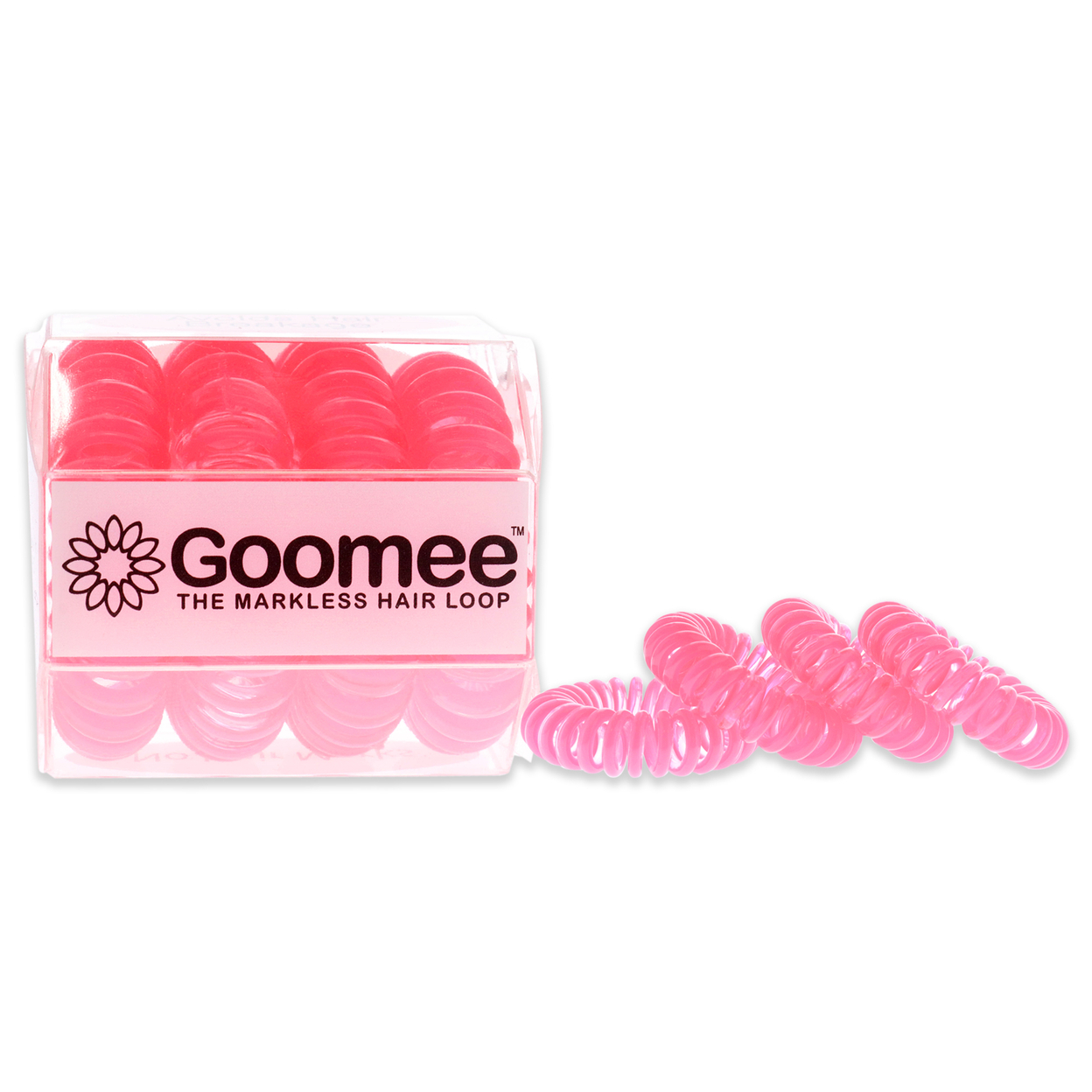 Goomee The Markless Hair Loop Set - Got Pink Hair Tie 4 Pc