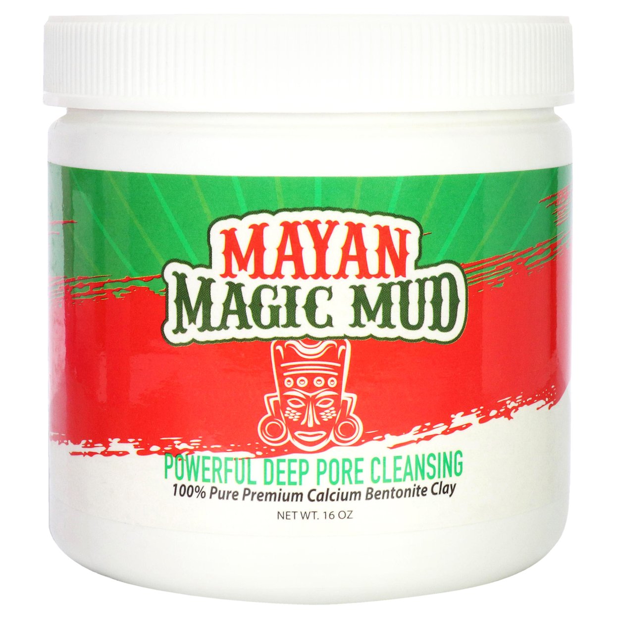 Mayan Magic Mud Powerful Deep Pore Cleansing Clay Cleanser 16 Oz