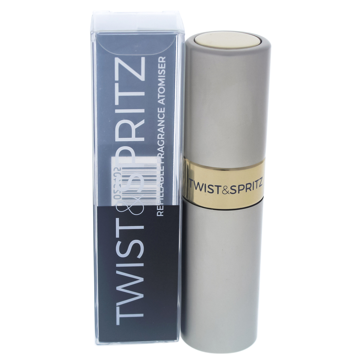 Twist And Spritz Atomiser - Silver 8 Ml 8 Ml