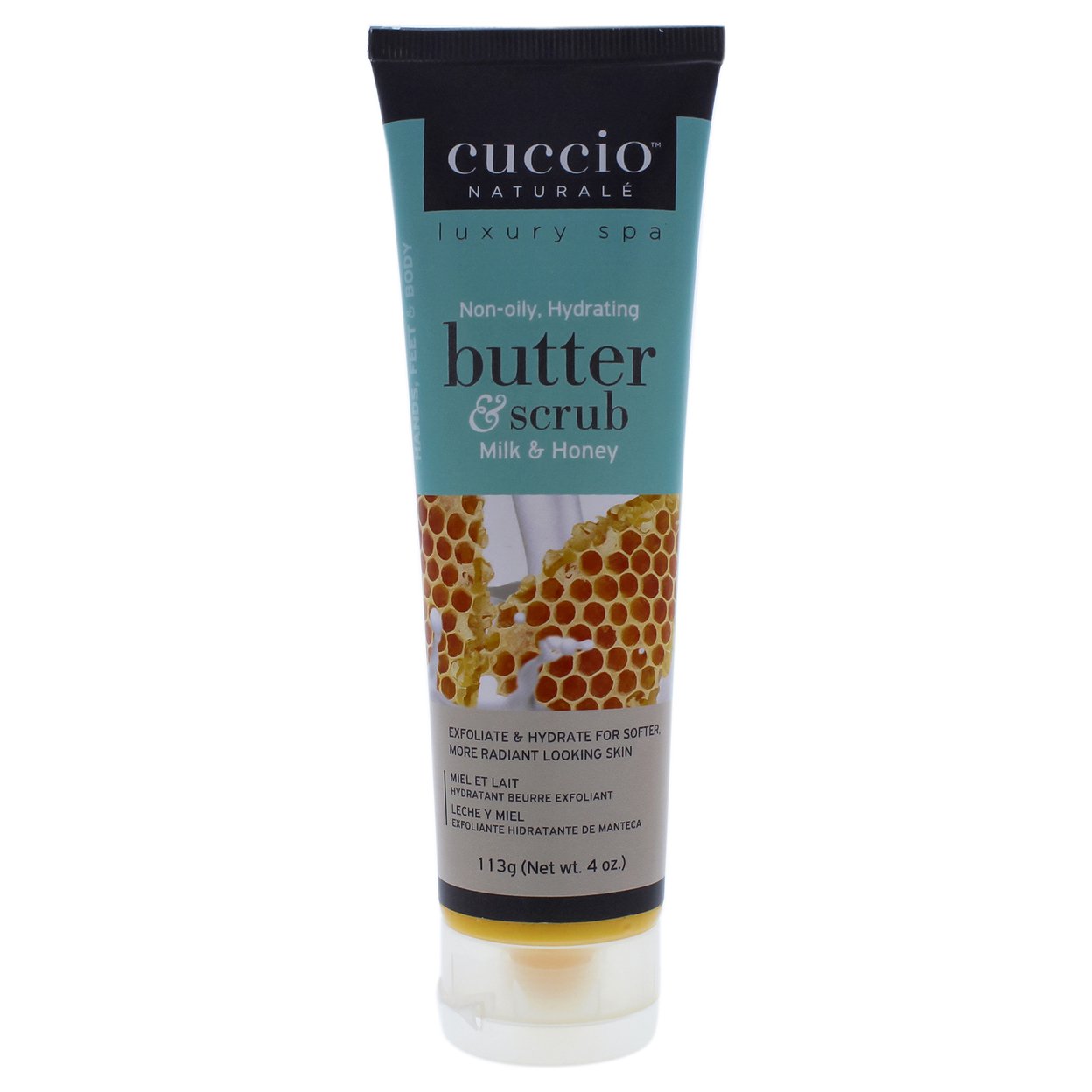 Cuccio Naturale Butter And Scrub - Milk And Honey 4 Oz