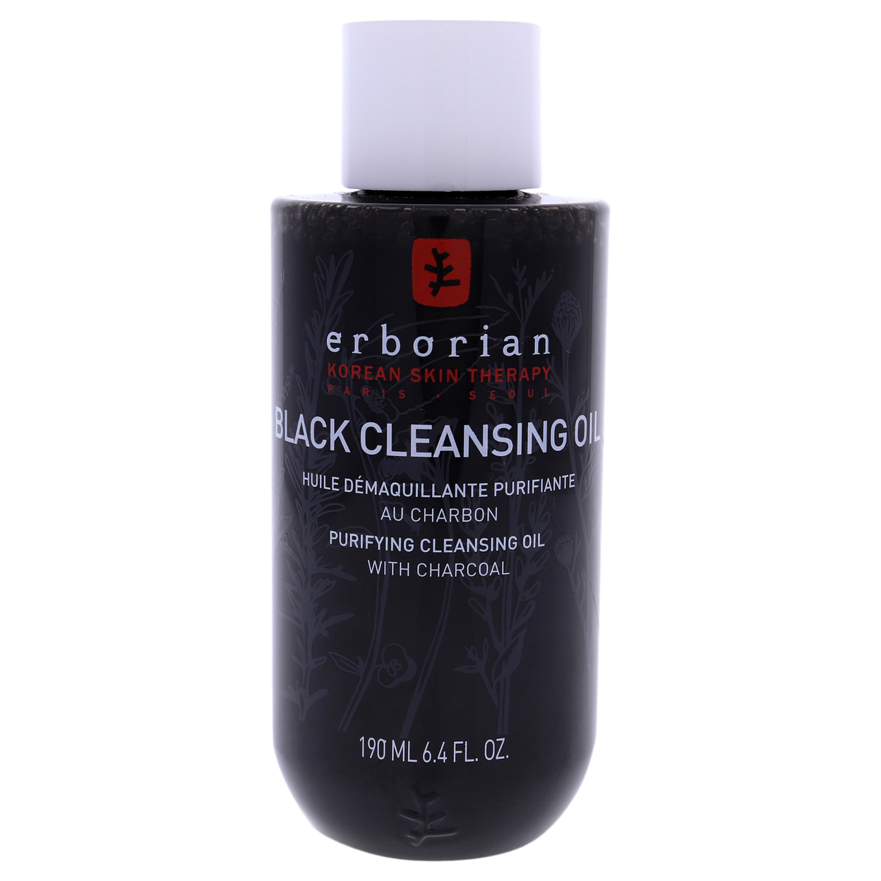 Erborian Black Cleansing Oil Cleanser 6.4 Oz