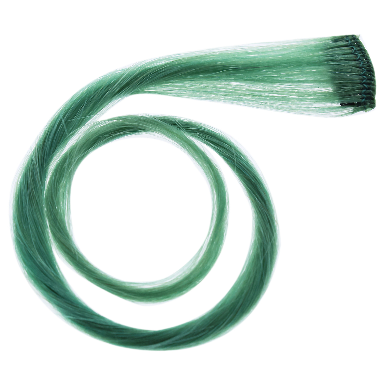 Hairdo Human Hair Color Strip - Teal 16 Inch