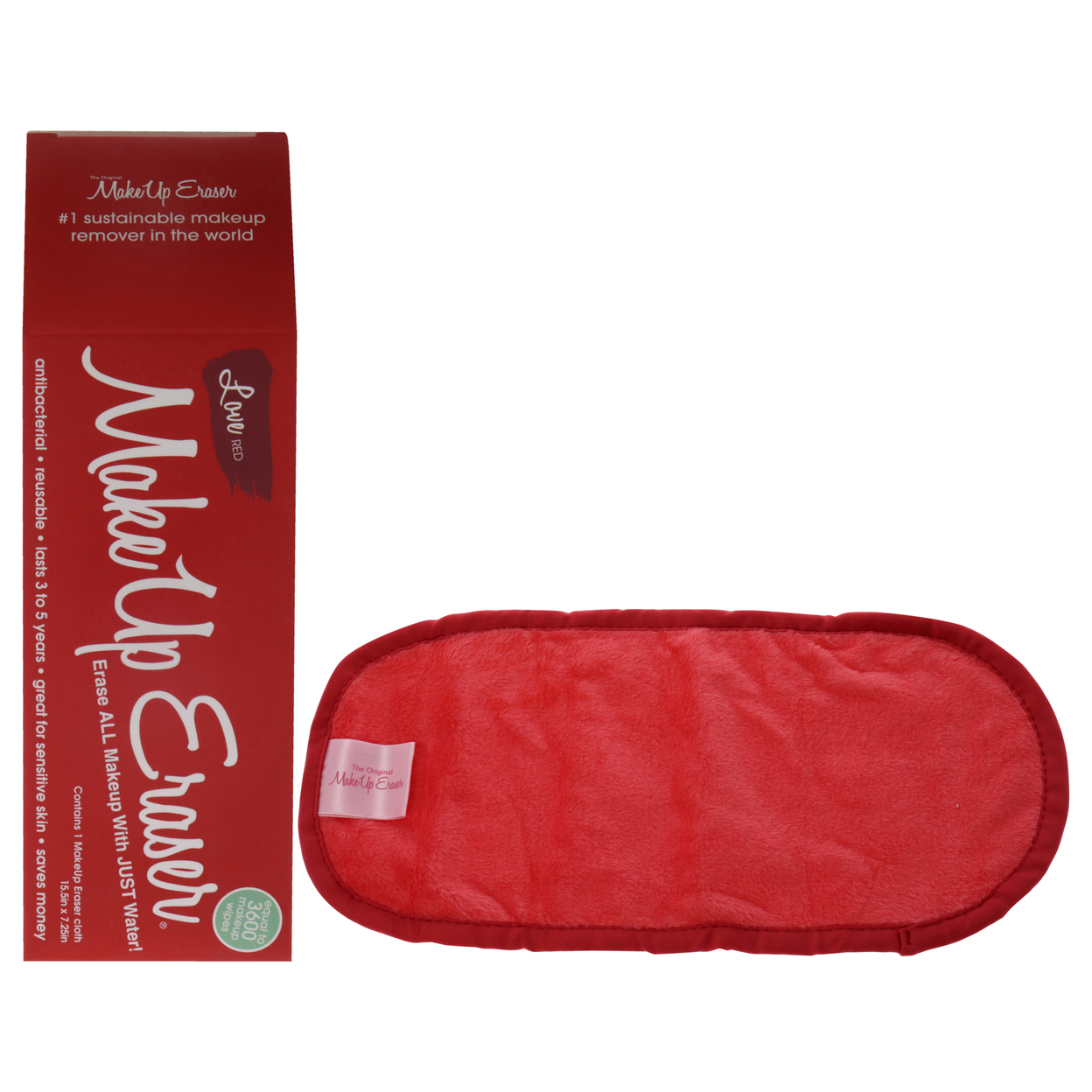 MakeUp Eraser Women ACCESSORY Makeup Remover Cloth - Red 1 Pc