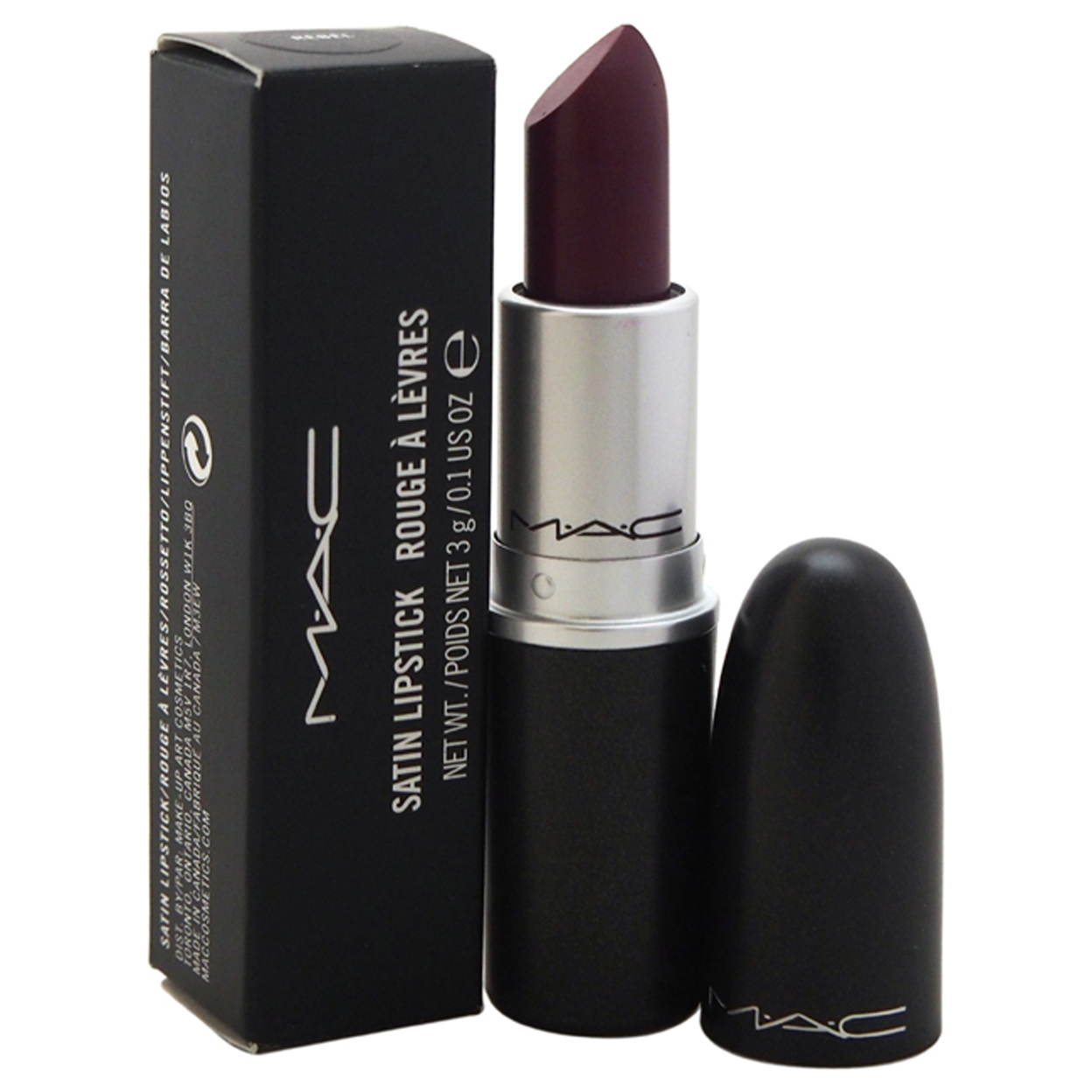 MAC Women COSMETIC Satin Lipstick - Rebel 0.1 Oz