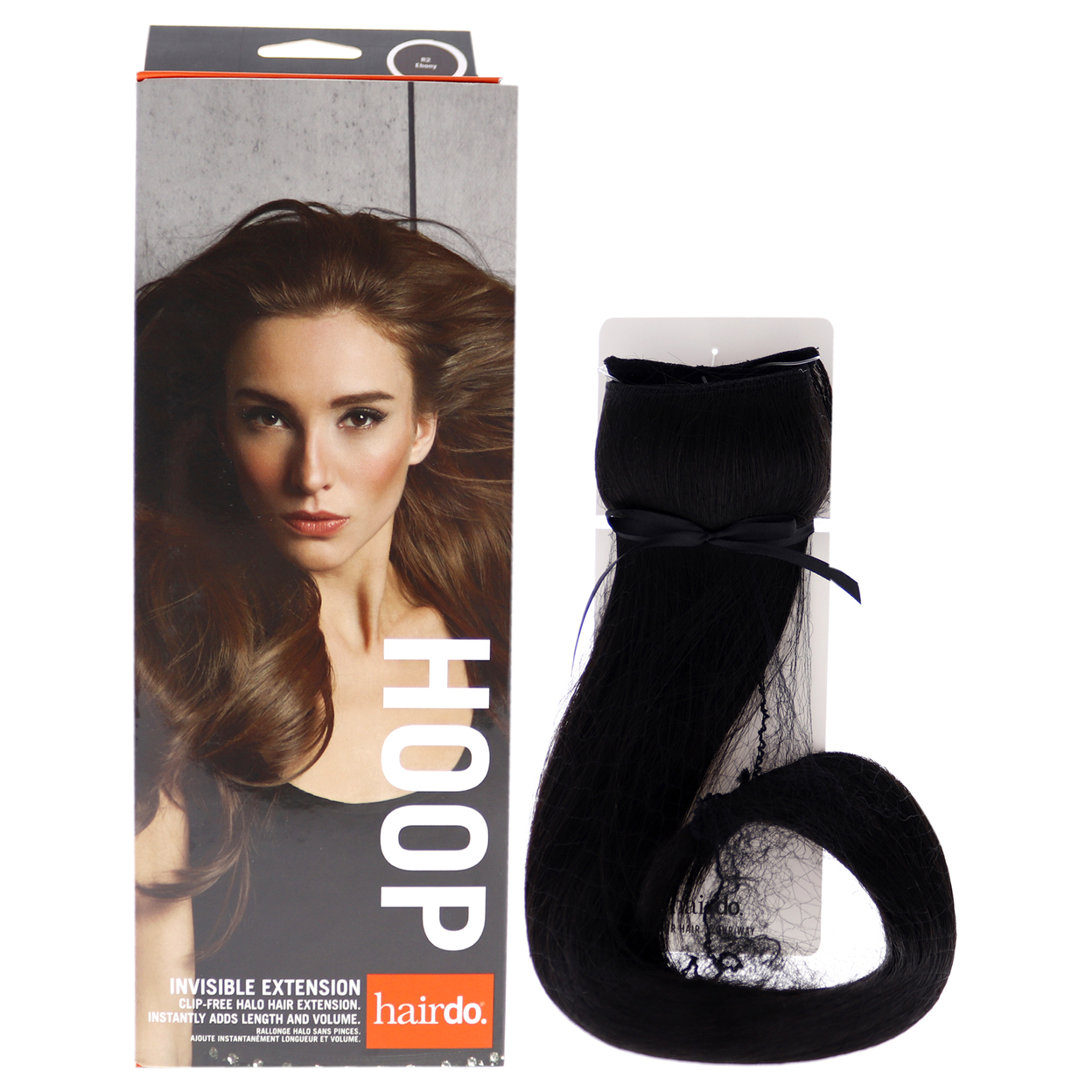 Hairdo Invisible Extension - R2 Ebony Hair Extension 1 Pc