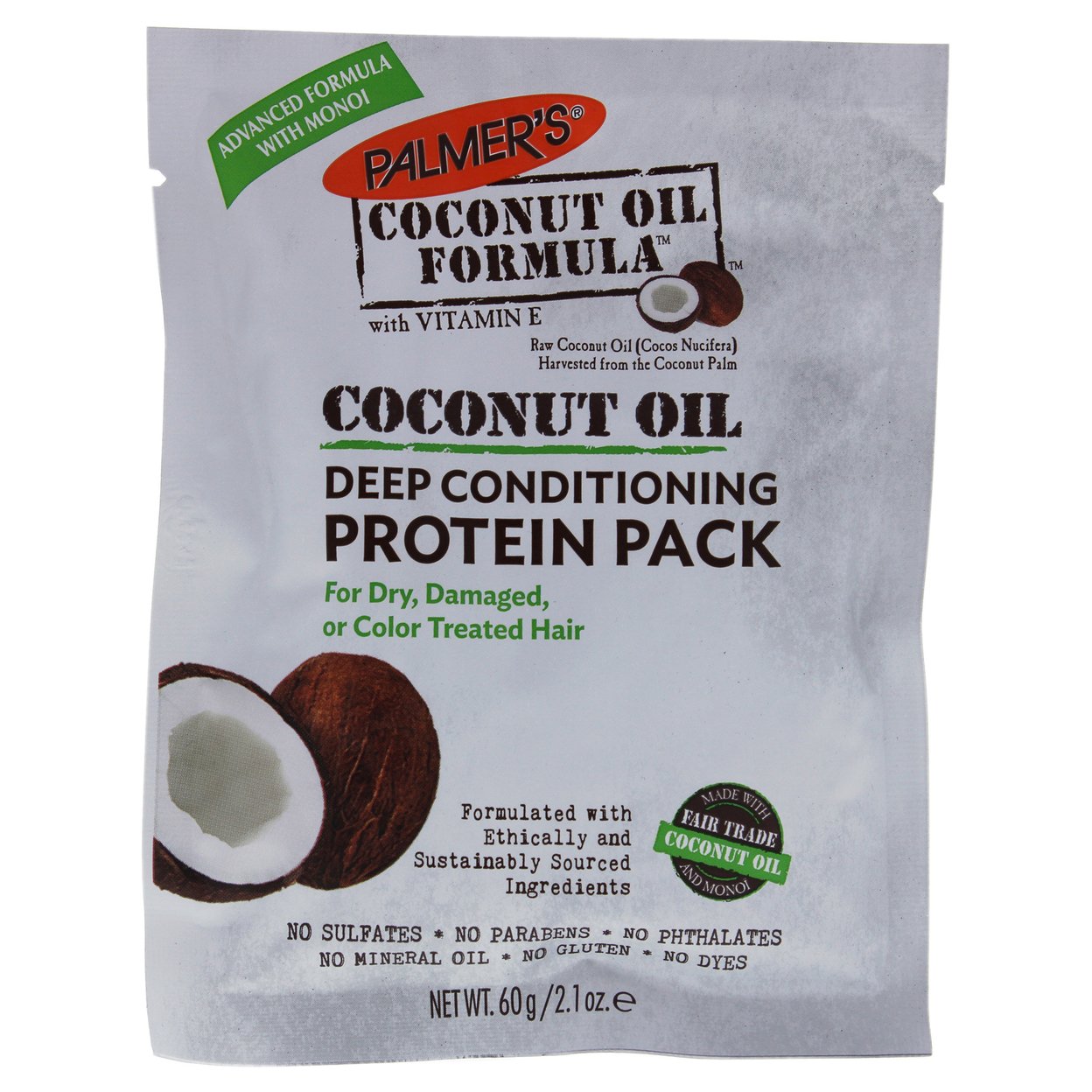 Palmers Coconut Oil Deep Conditioning Protein Pack Conditioner 2.1 Oz