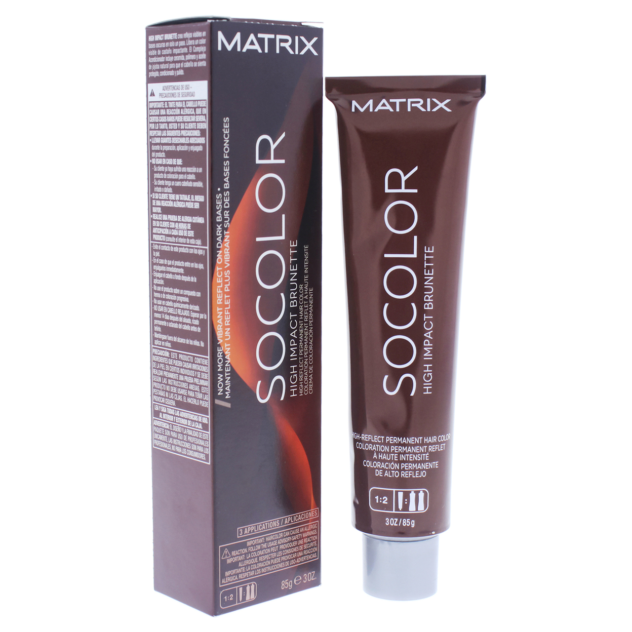 Matrix Socolor High Impact Brunette Color - GG33 Gold Gold Hair Color 3 Oz