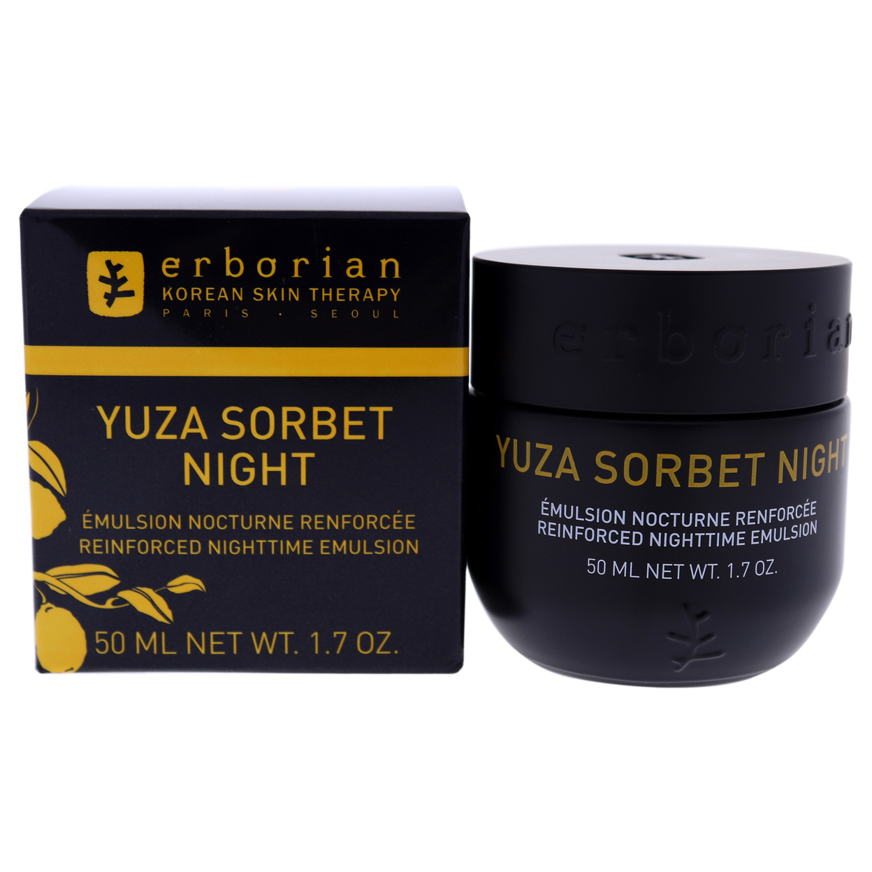 Erborian Yuza Sorbet Night Emulsion 1.7 Oz