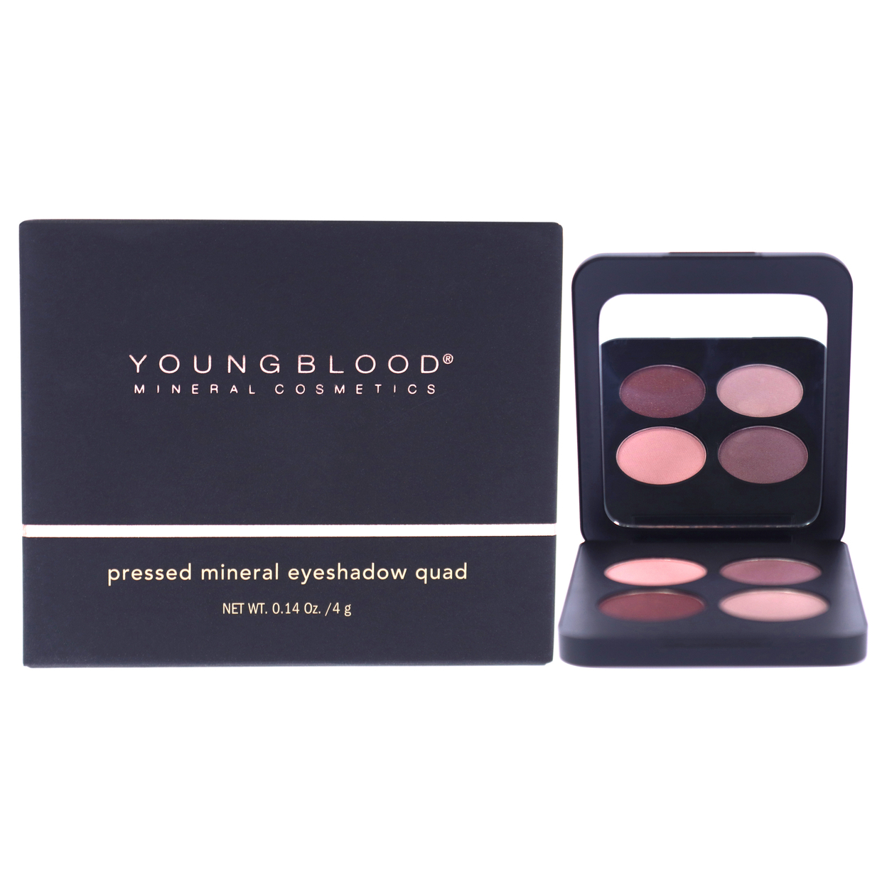 Youngblood Women COSMETIC Pressed Mineral Eyeshadow Quad - Vintage 0.14 Oz