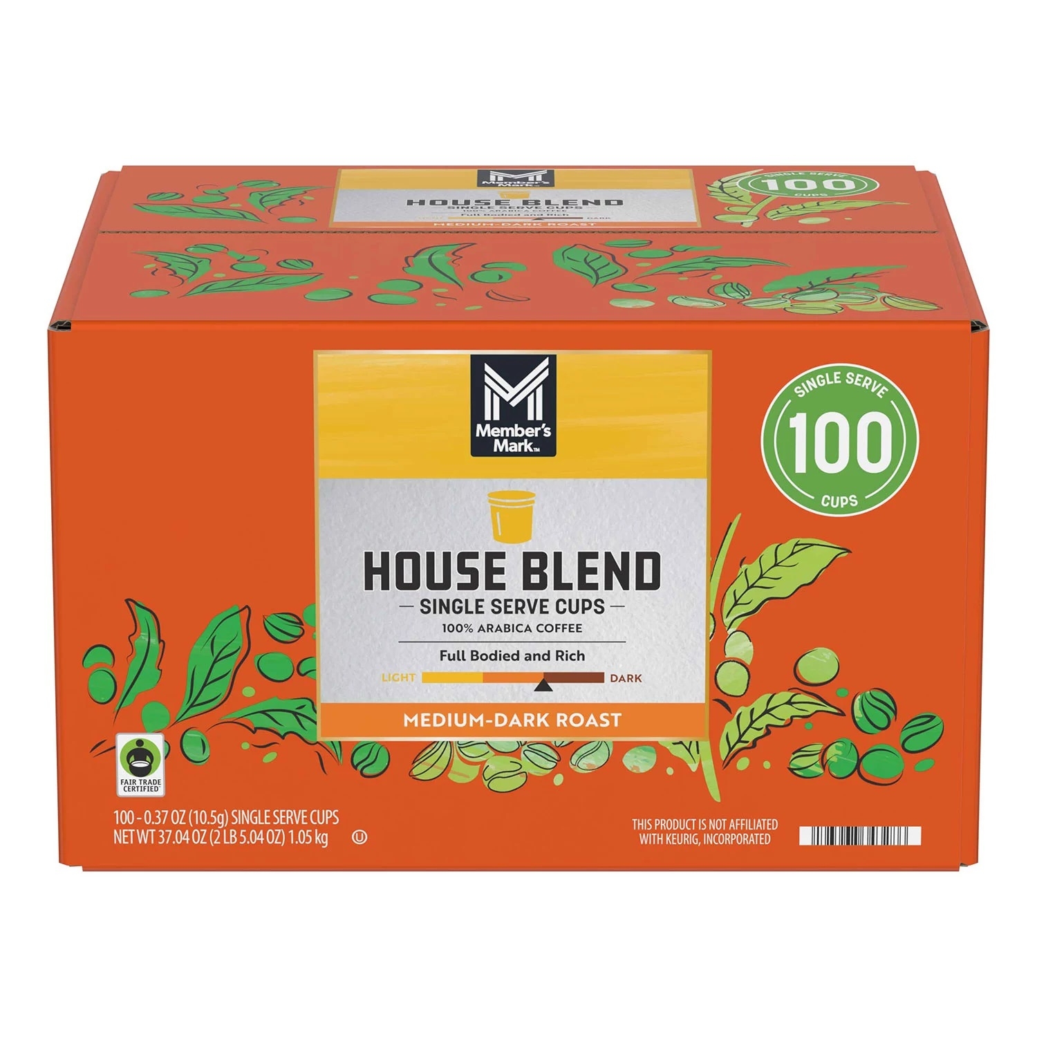 Member's Mark Single-Serve Cups, House Blend (100 Count)