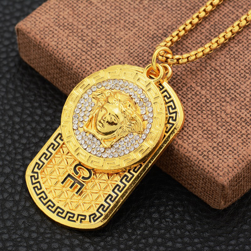 Fashion Letter Necklace Pendants - Gold