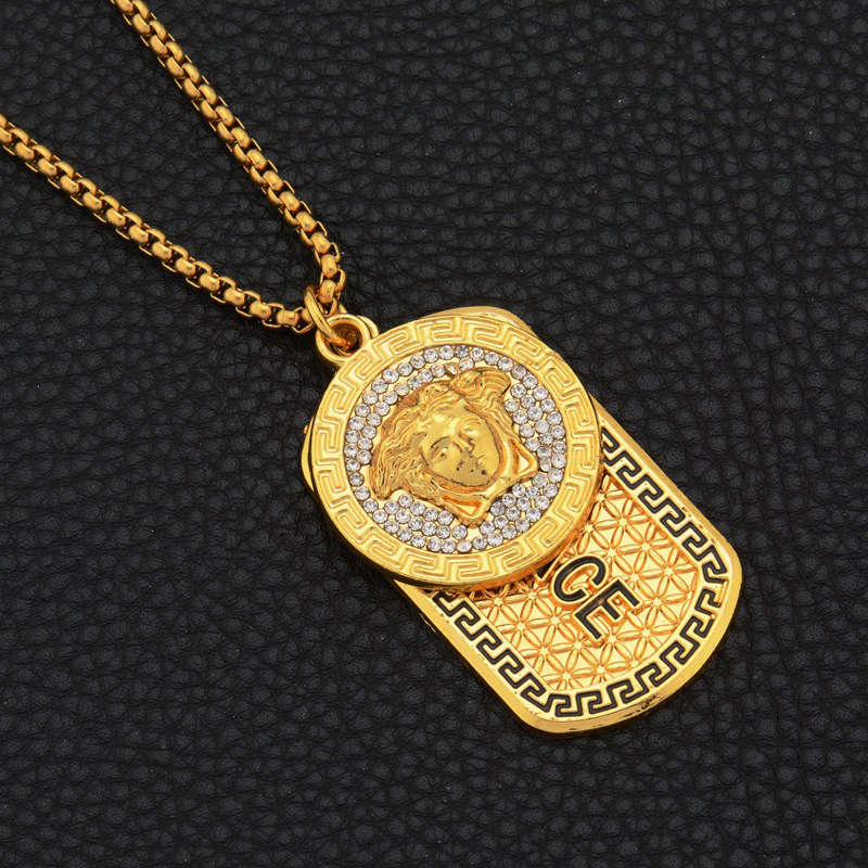 Fashion Letter Necklace Pendants - Gold-