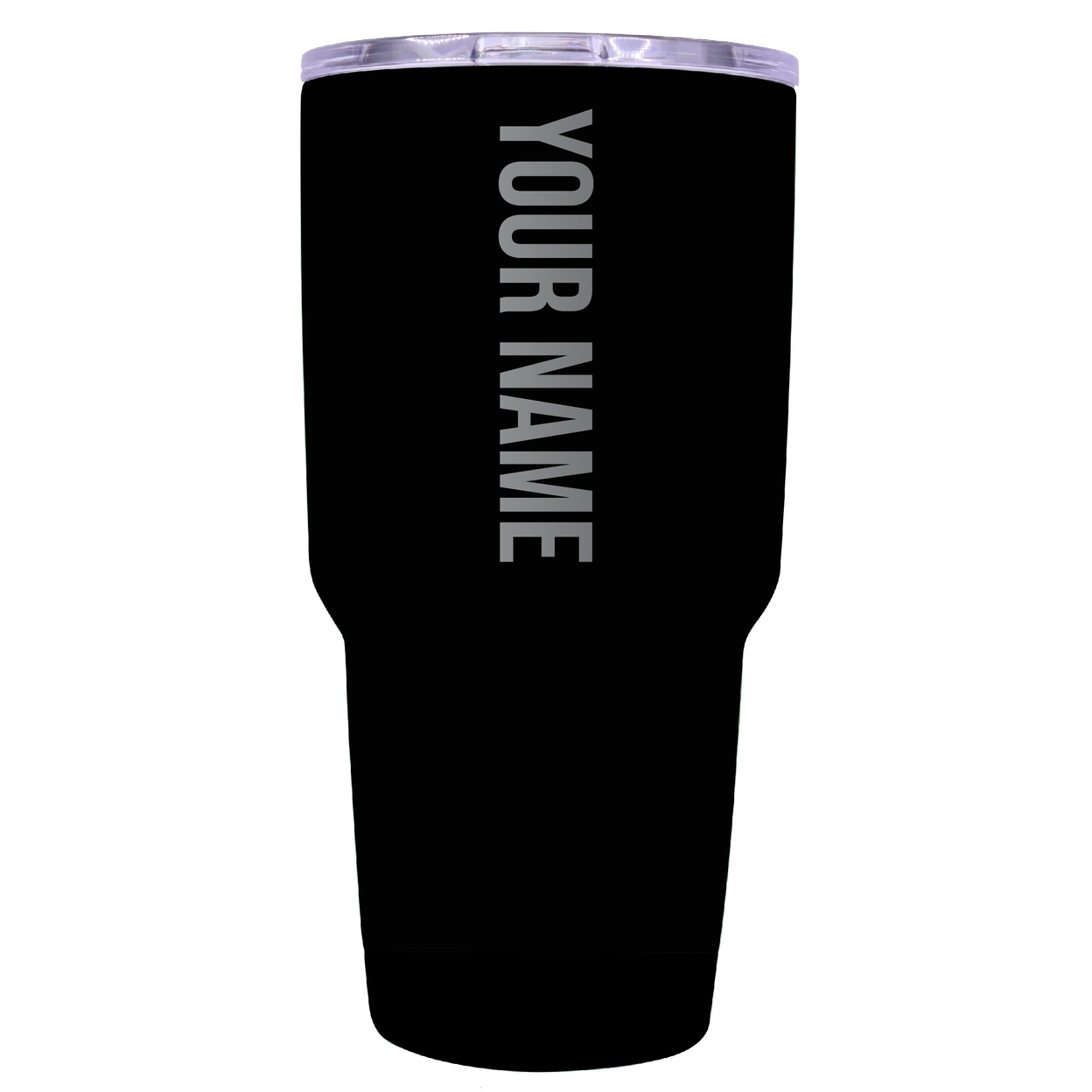 Customizable Laser Etched 24 Oz Insulated Stainless Steel Tumbler Personalized With Custom Name Or Message - Navy, Single