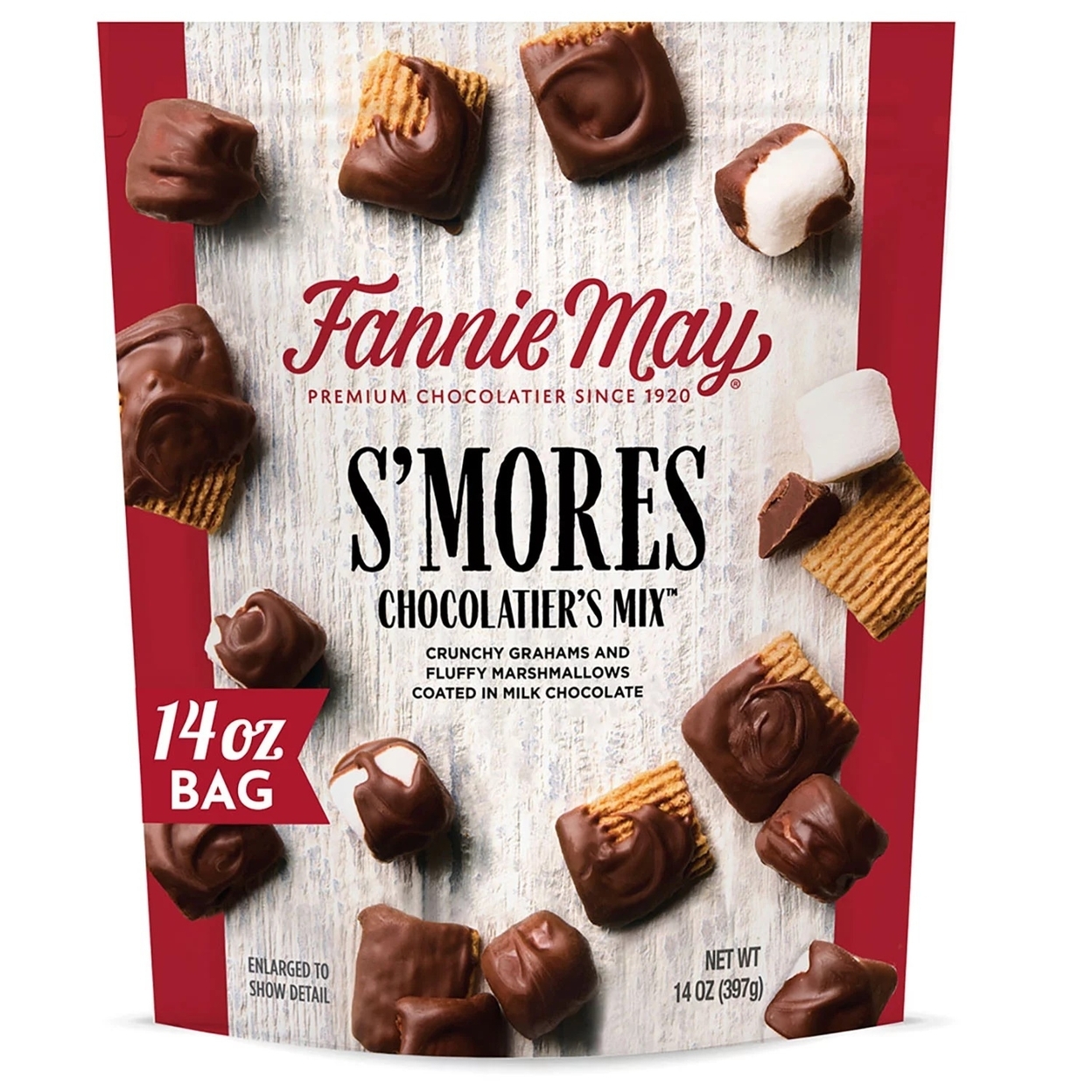 Fannie May S'mores Snack Mix Bag (14 Ounce)
