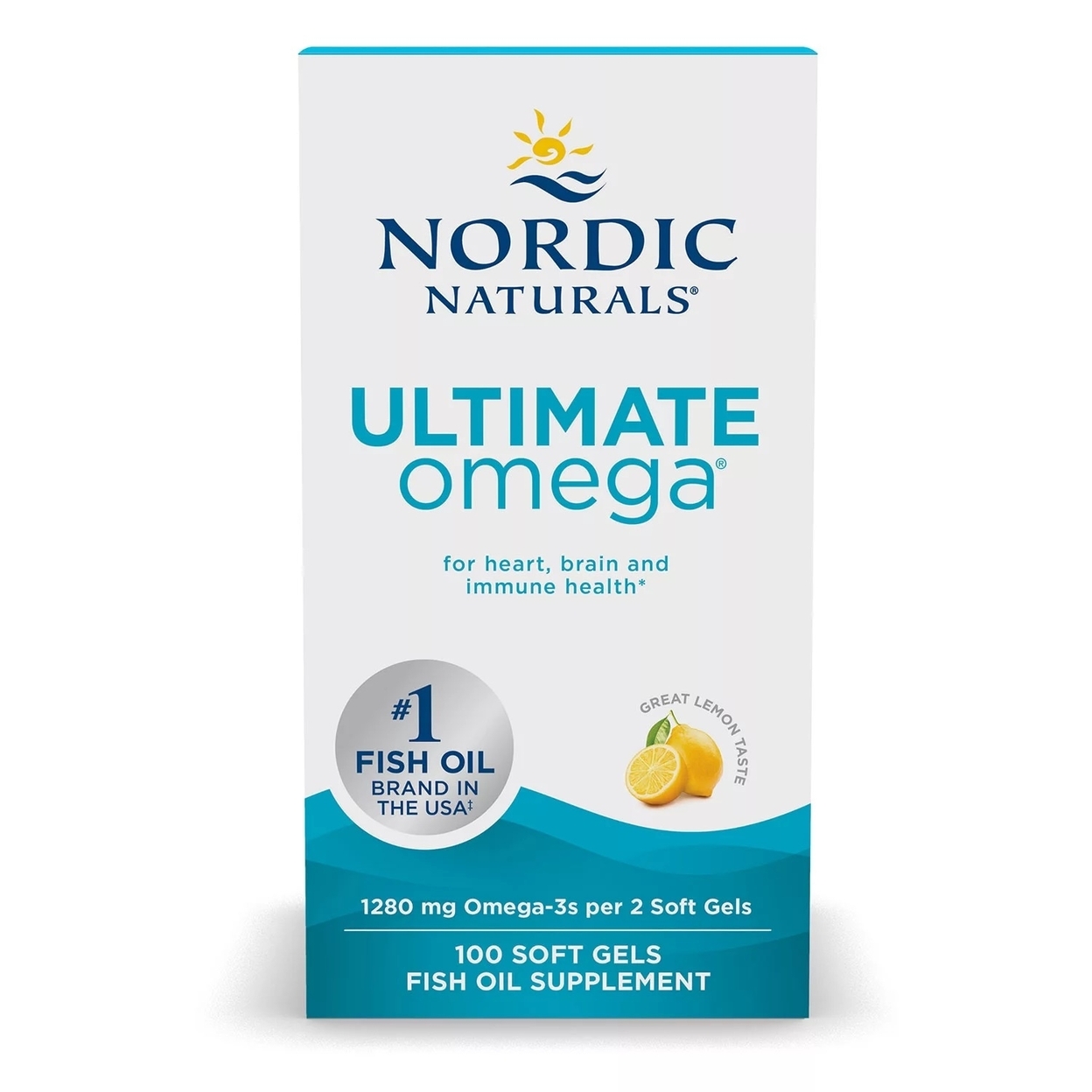 Nordic Naturals Ultimate Omega Softgels 1280 Mg Fish Oil (100 Count)