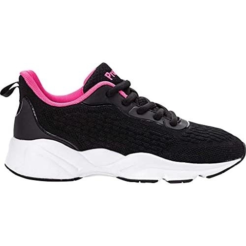 Women's Propet Stability Strive Sneaker US Women BLACK/HOT PINK - BLACK/HOT PINK, 12-X