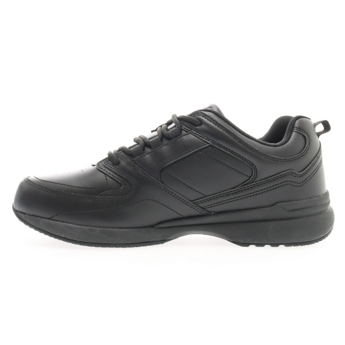 Propet Men's Life Walker Sport Sneaker Black - MAA272LBLK BLACK - BLACK, 13 WIDE