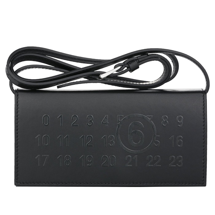 Maison Margiela MM6 Numeric Logo Crossbody Bag Black