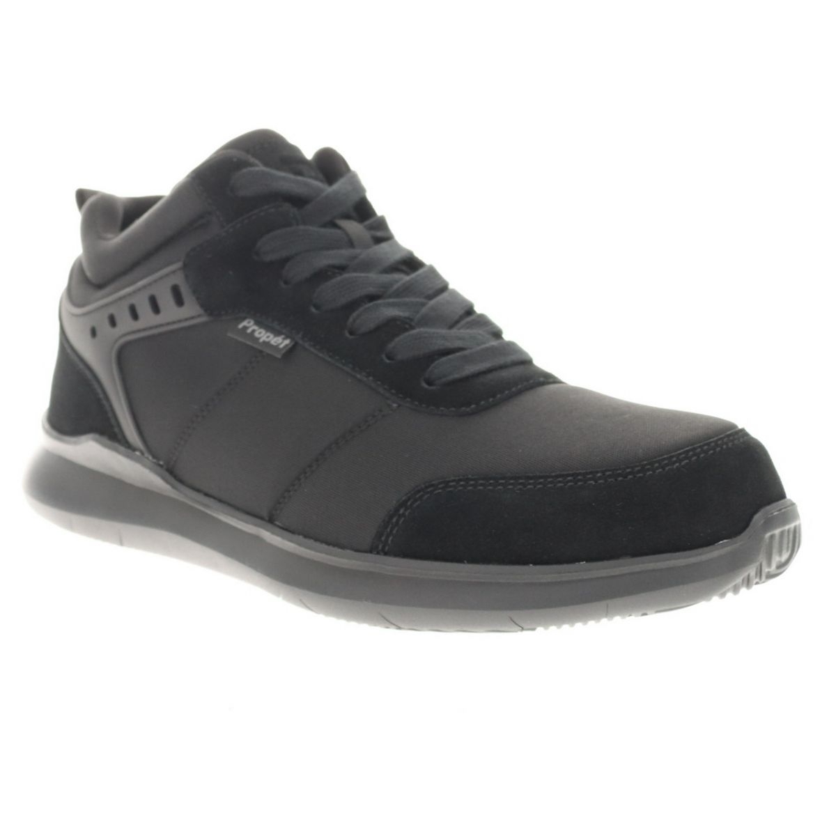 Propet Men's Viator Hi Sneaker All Black - MAA112MABL ALL BLACK - ALL BLACK, 16 Wide