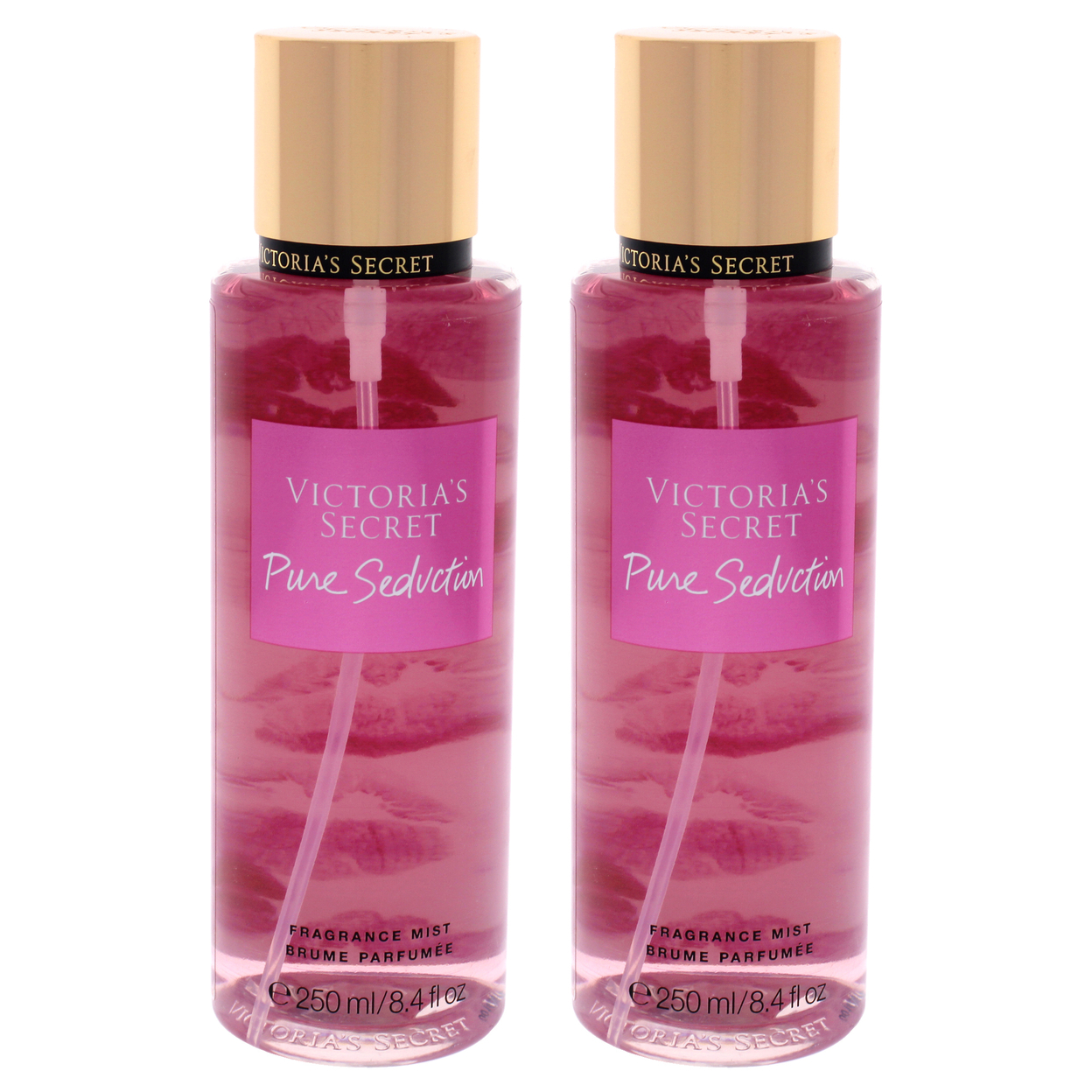 Victoria's Secret Pure Seduction - Pack Of 2 Fragrance Mist 8.4 Oz