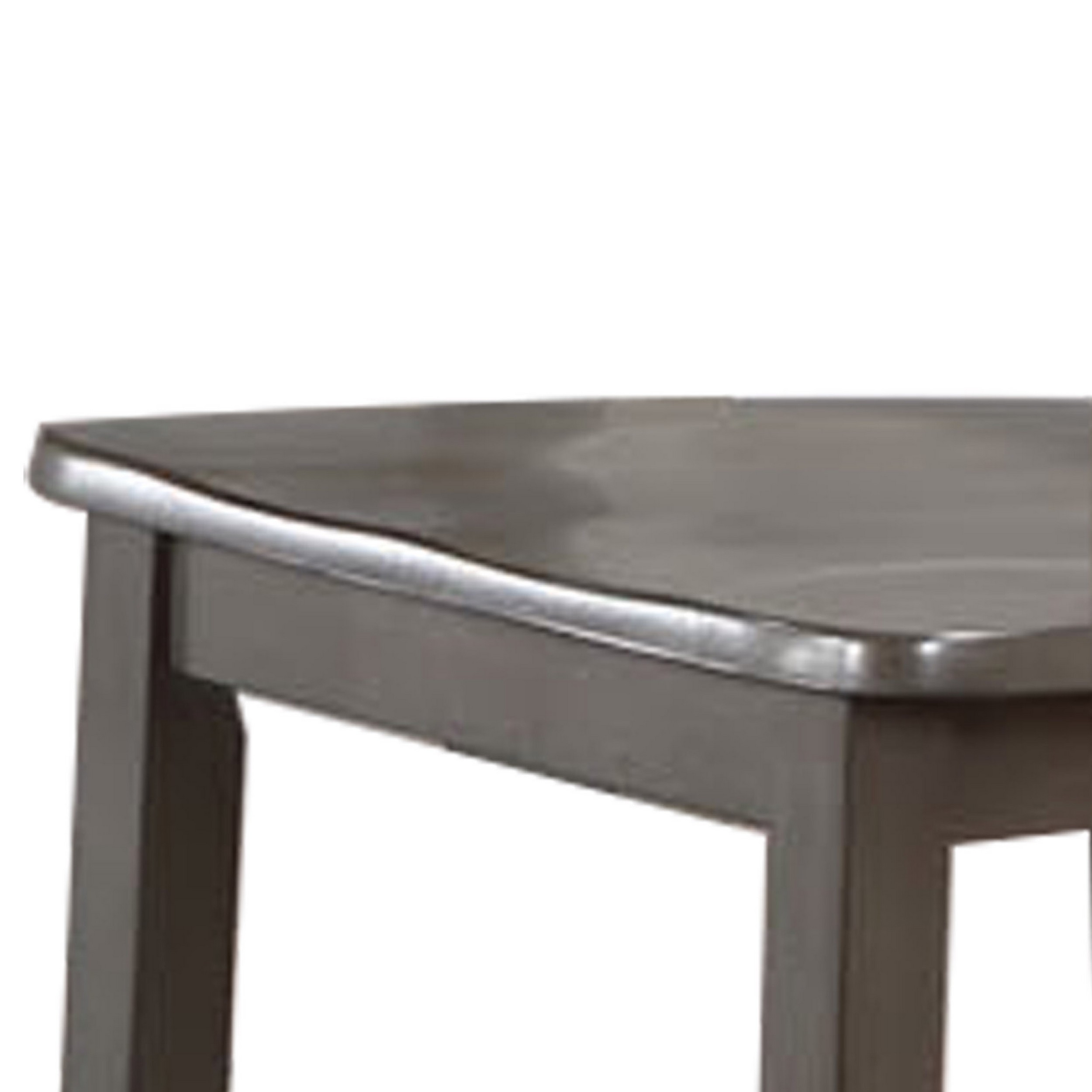 Kate 22 Inch Dining Side Chair Set Of 2, Wood, Slatted Backrest, Brown -Saltoro Sherpi
