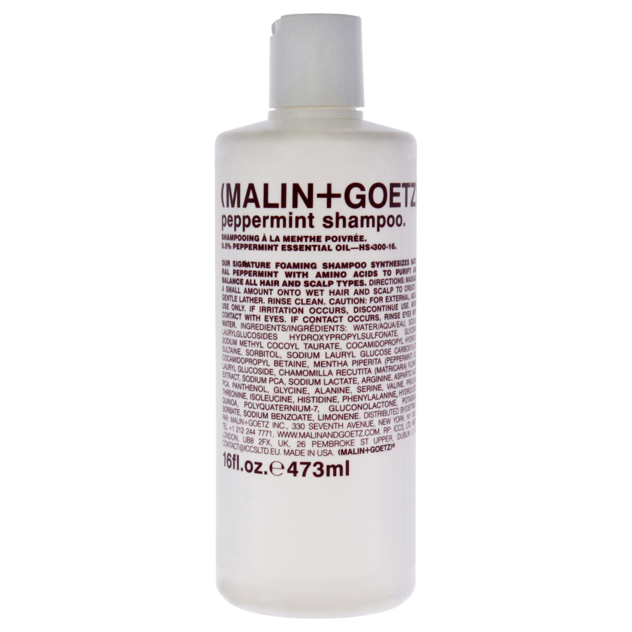 Malin + Goetz Unisex HAIRCARE Pepermint Shampoo 16 Oz