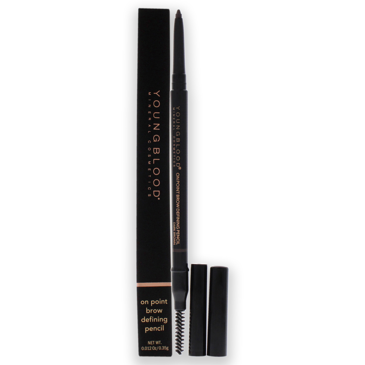 Youngblood Women COSMETIC On Point Brow Defining Pencil - Dark Brown 0.012 Oz
