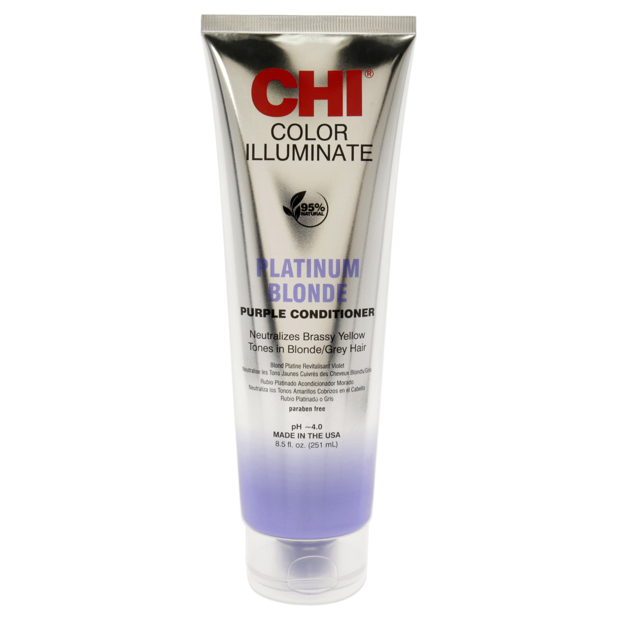 CHI Unisex HAIRCARE Ionic Color Illuminate Conditioner - Platinum Blonde 8.5 Oz