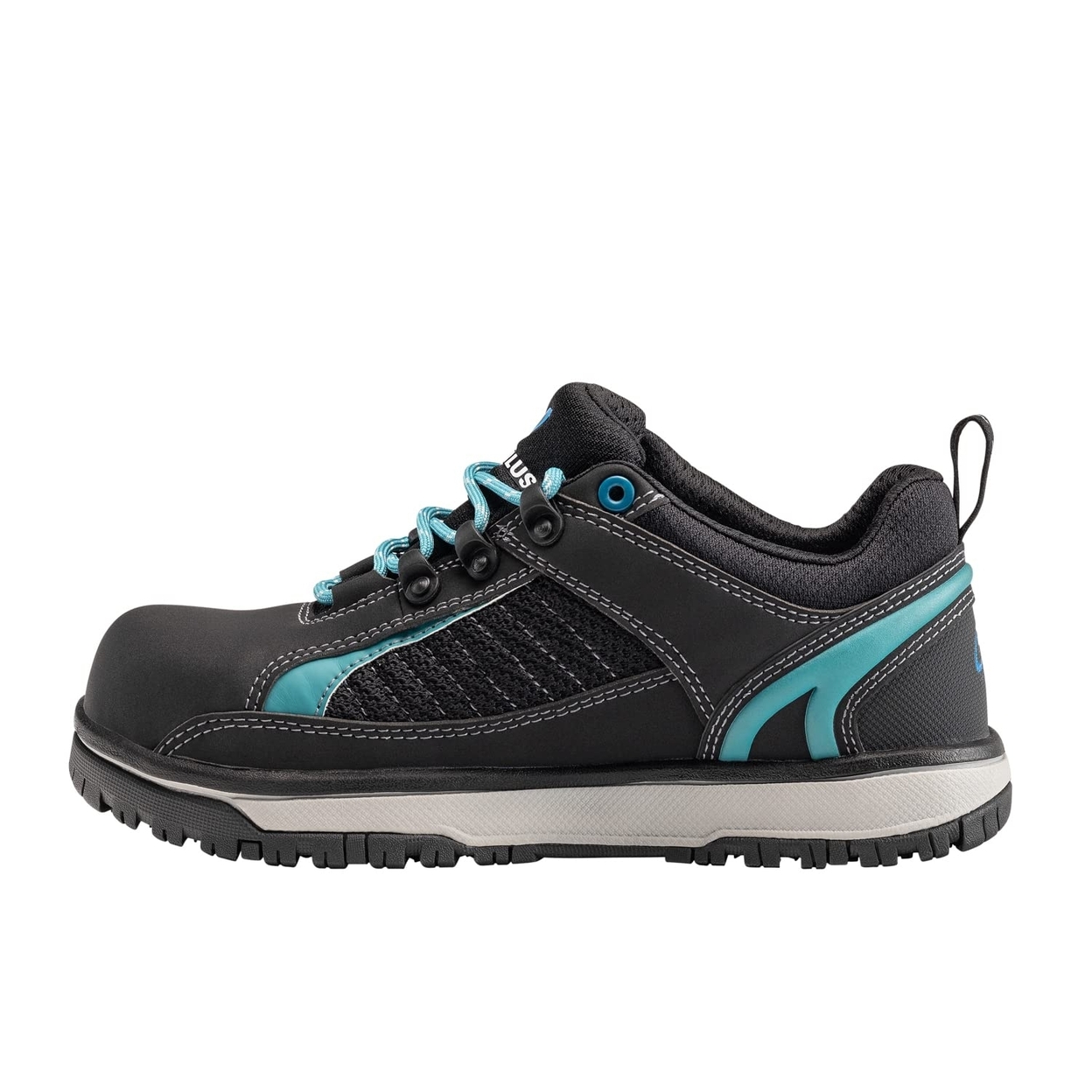 FSI FOOTWEAR SPECIALTIES INTERNATIONAL NAUTILUS Nautilus Women's Alloy Toe EH Athletic Work Shoe Black/Blue - N1466 BLACK &BLUE - BLACK &BLU