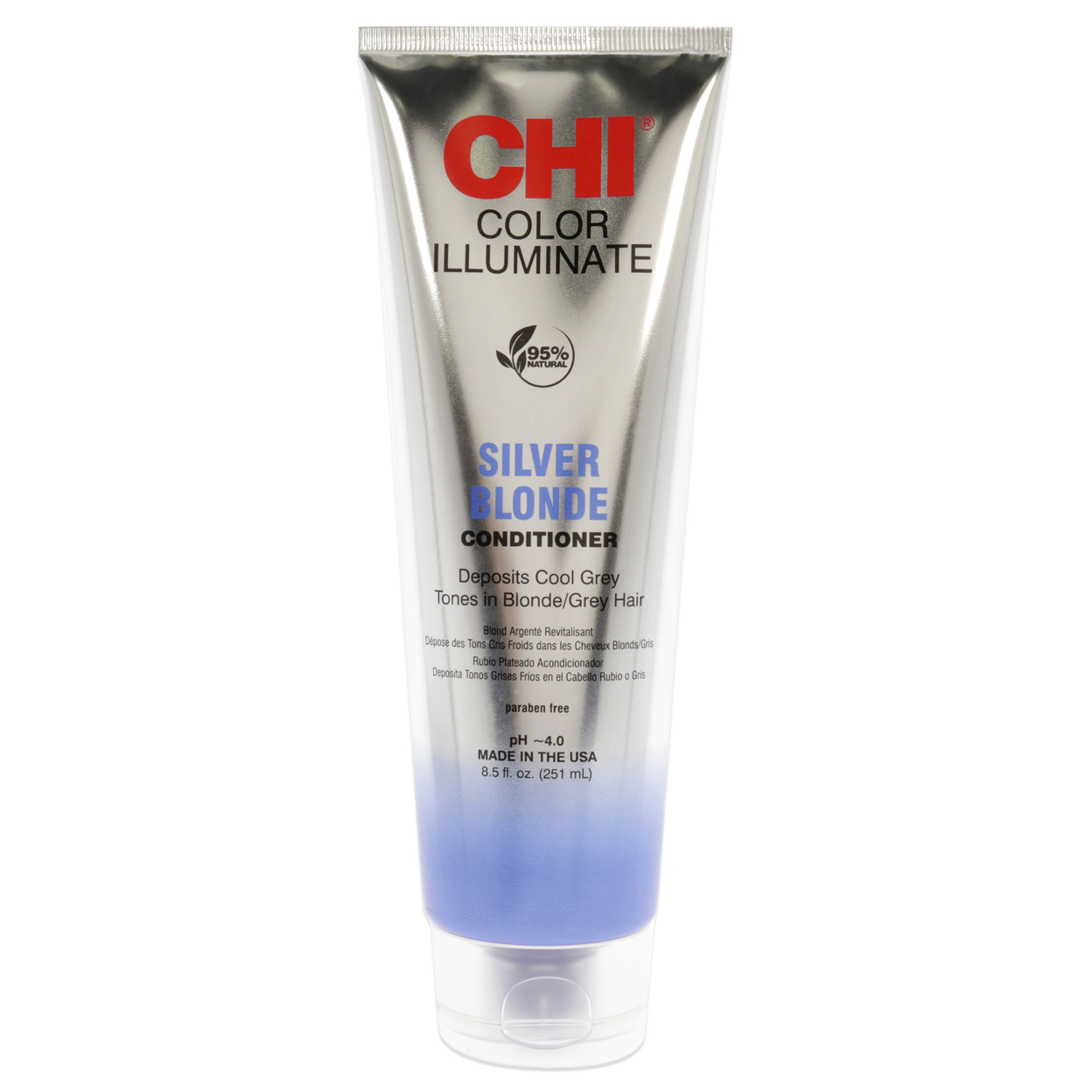 CHI Unisex HAIRCARE Ionic Color Illuminate Conditioner - Silver Blonde 8.5 Oz